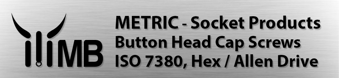 Monster Bolts Metric Button Head Socket Cap Screws – ISO 7380, Alloy Steel Black Oxide & Zinc, Stainless A2 & A4