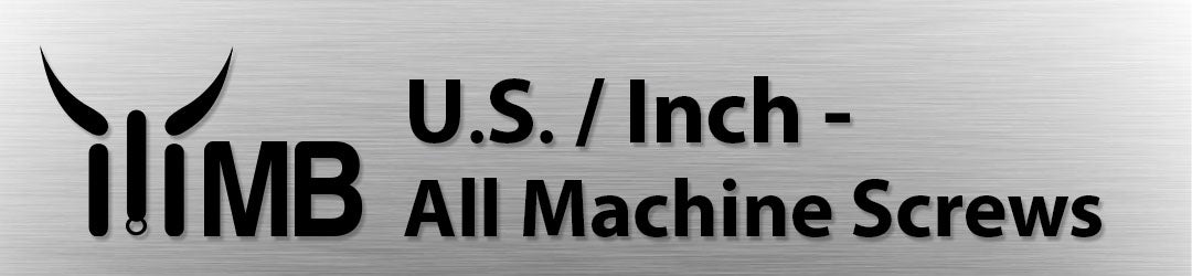 Monster Bolts US Machine Screws — Phillips flat head and pan head, stainless steel and black oxide