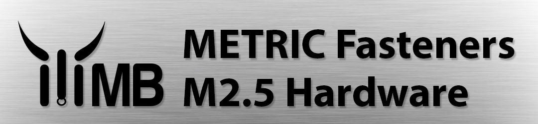 M2.5 socket cap, button, Phillips pan/flat and set screws – metric hardware | Monster Bolts