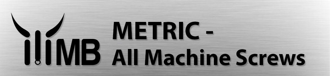 Shop Metric Machine Screws at Monster Bolts. Available in stainless steel or black oxide with Phillips pan or flat heads. Ideal for appliances, automotive, and machinery builds.