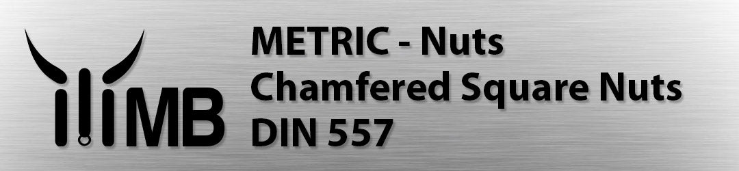 Monster Bolts Metric Square Nuts DIN 557 – A2 Stainless Steel M5–M10