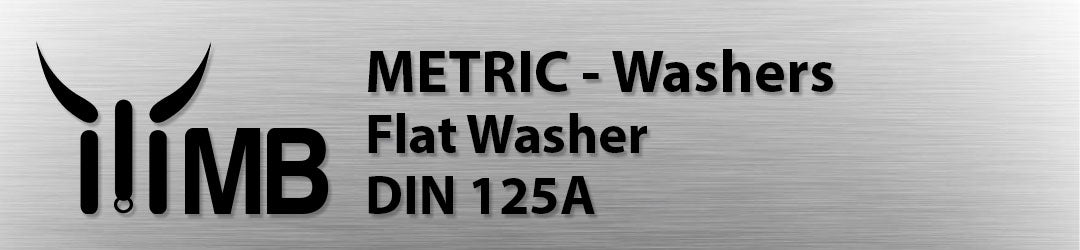Monster Bolts Metric Flat Washers DIN 125A – Stainless, Zinc, A4 Marine, Plain Steel & Titanium
