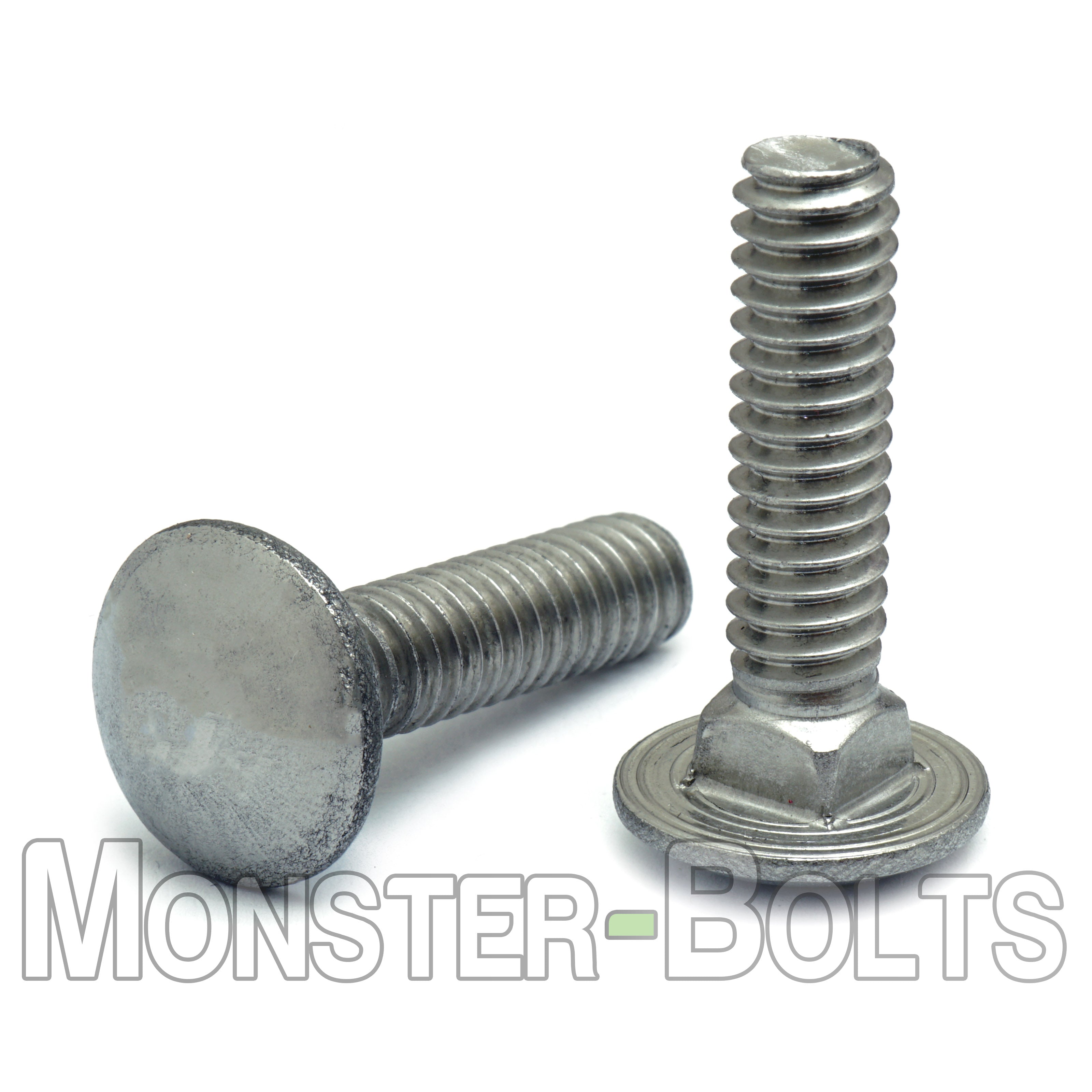 Bulk 1/2"-13 Carriage Bolts Coarse Stainless Steel 316 (A4)