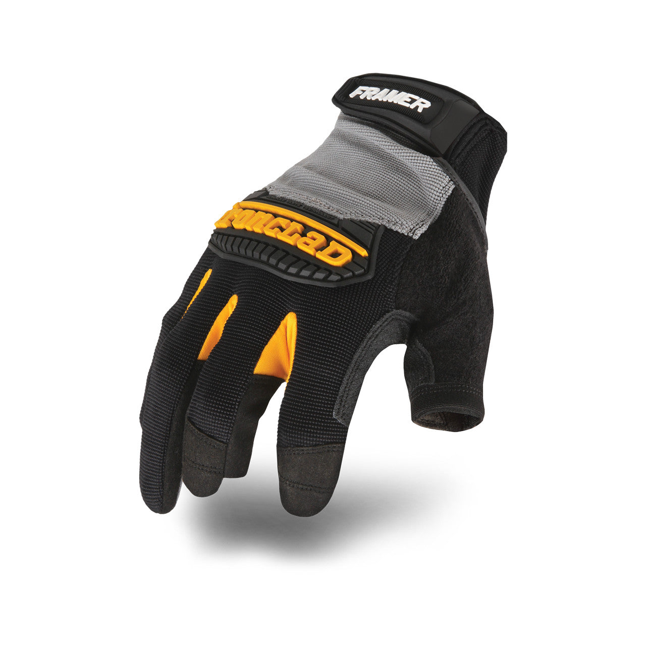 🧤 Bulk Ironclad Framer™ Fingerless Grip Work Gloves (FUG) – Duraclad Palm – S–XXL – Monster Bolts
