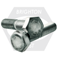 Bulk 7/8"-9 Grade B Heavy Hex Bolts (A307, Coarse Thread, Zinc CR+3)