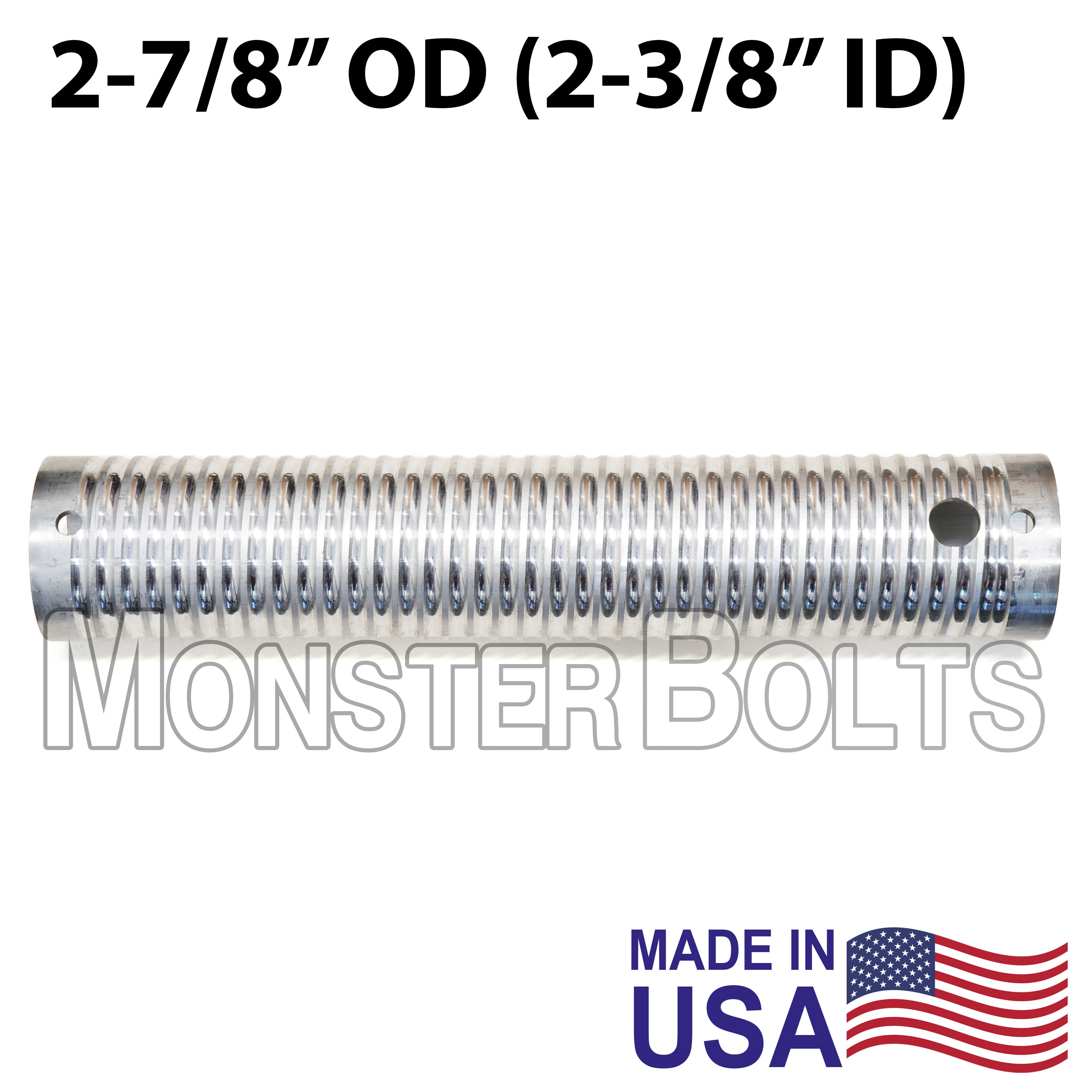 Single-Direction Cable Winder — 2-7/8″ Solid Right-Hand Cable Winder, Aluminum (Side-Mounted Boat-Lift Drive Pipes)