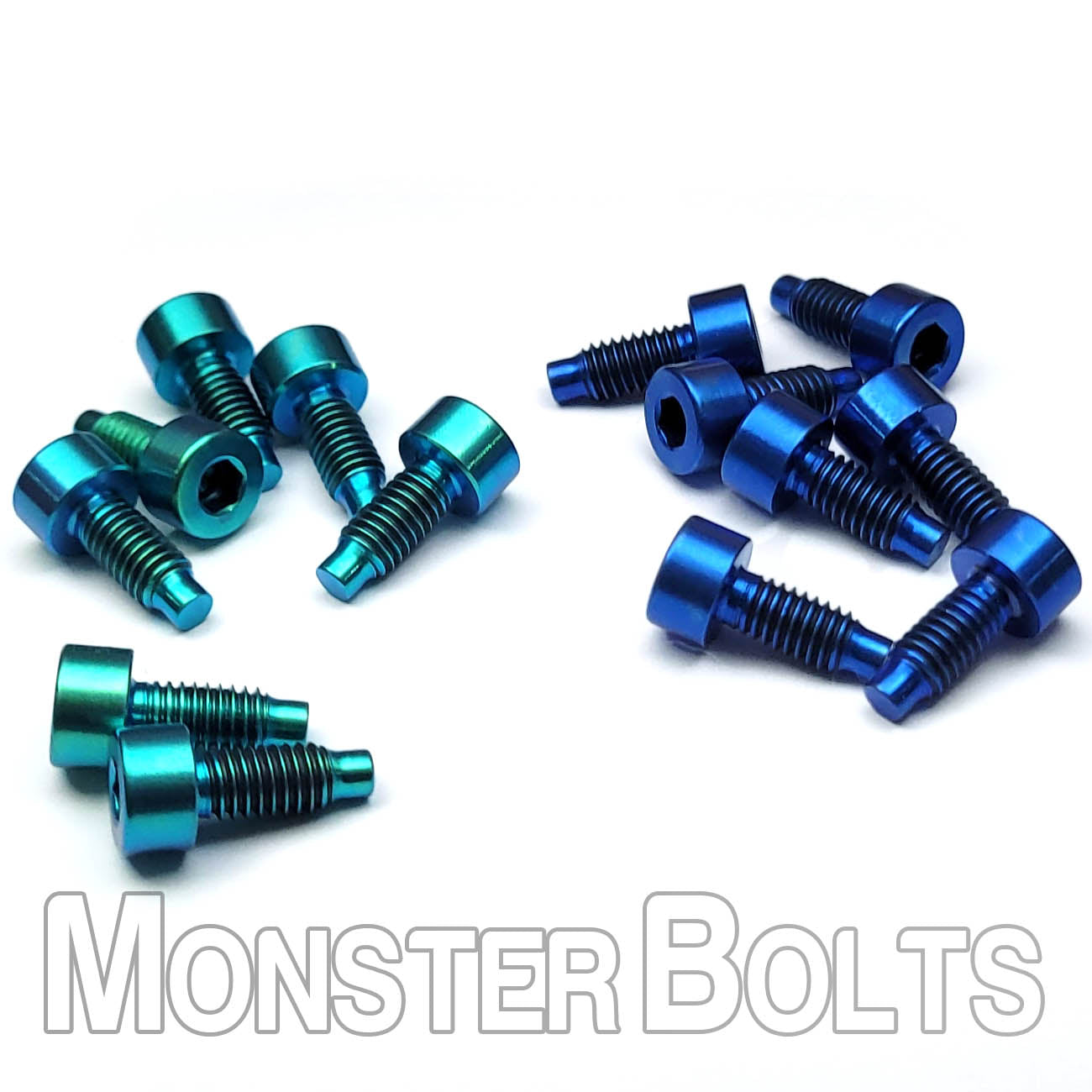 Anodized Titanium Screws – Custom Solid Color Finish | Monster Bolts