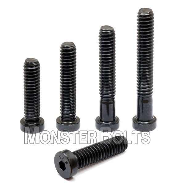 M6 Low Head Socket Cap screws, Class 10.9 Alloy Steel w/ Black Oxide
