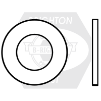 Bulk F436 Structural Flat Washers – Zinc CR+3, Inch Sizes, Made in USA – Monster Bolts