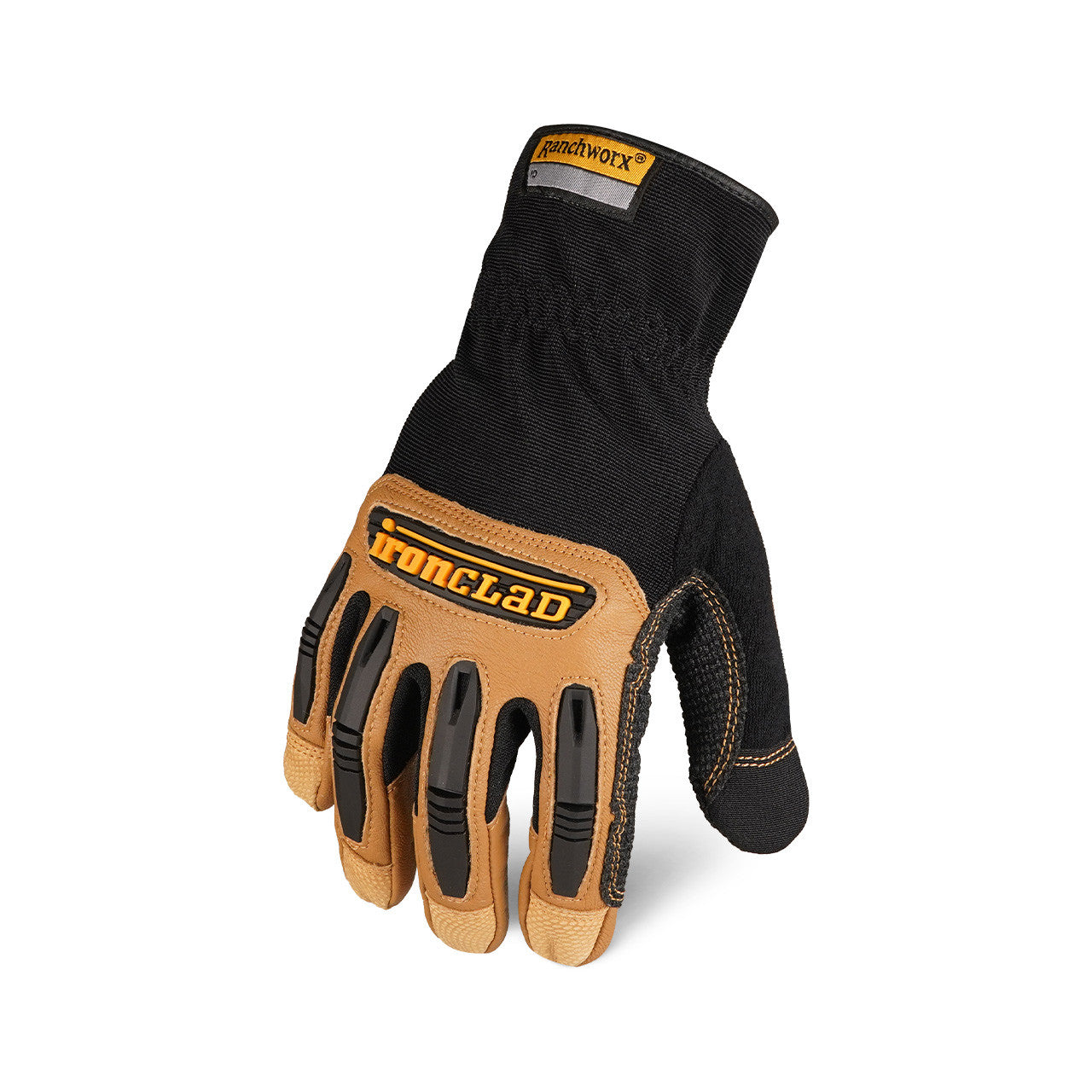 🧤 Bulk Ironclad Ranchworx® Leather Work Gloves (RWG2) – Premium Goatskin – S–XXXL – Monster Bolts