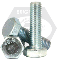 Bulk M12-1.75 DIN 933 Hex Cap Screws 10.9 Coarse Alloy Steel Zinc CR+3 Bake (PT & FT)