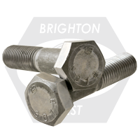 Bulk 7/8"-9 Grade B Heavy Hex Bolts (A307, Coarse Thread, Plain Finish)