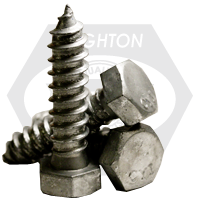 Bulk 1/2" Hex Lag Screws, Hot Dipped Galvanized Steel (HDG)