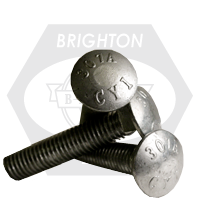 Bulk 1/4"-20 Carriage Bolts A307 Grade A Coarse HDG