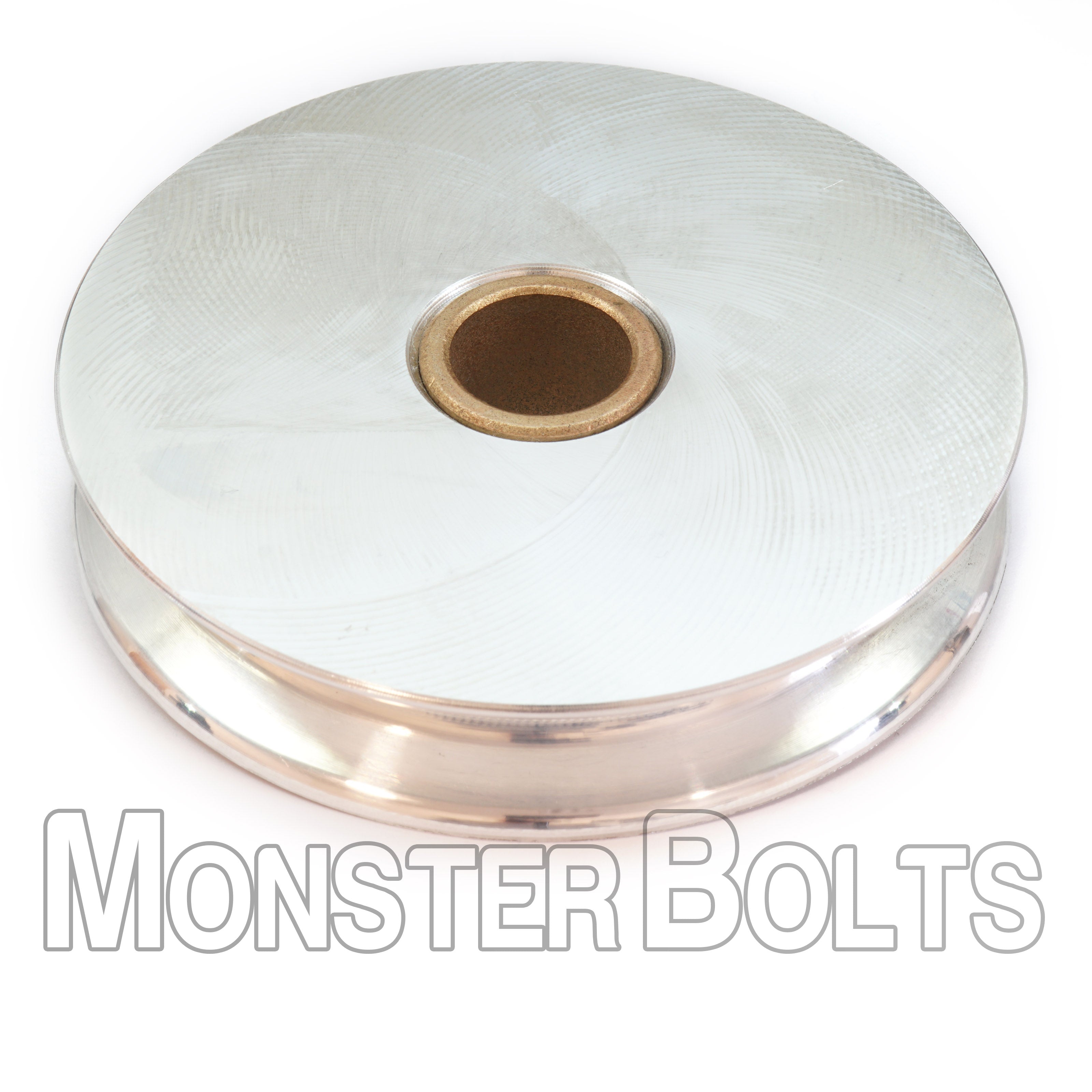 4" x 3/4" Aluminum Sheave with Oilite Bronze Bushing - Smooth & Reliable Pulley for Boat Lifts