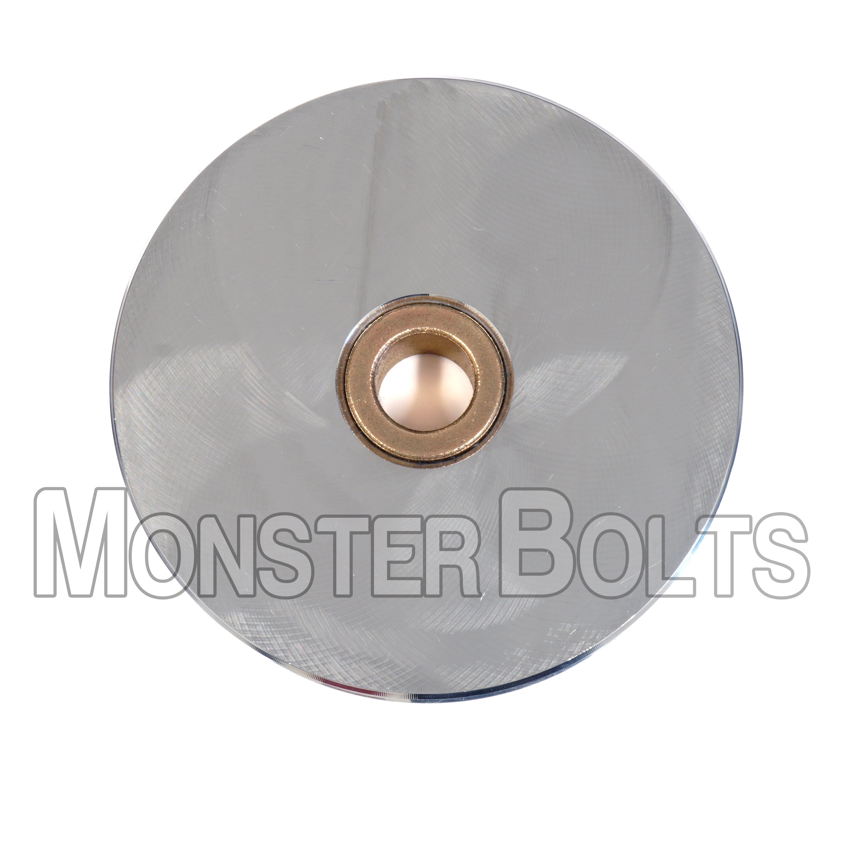 4" × 3/4" Aluminum Sheave, 5/8" Oilite® Bronze Bushing – USA-Made (Runabout & Pontoon Lift)