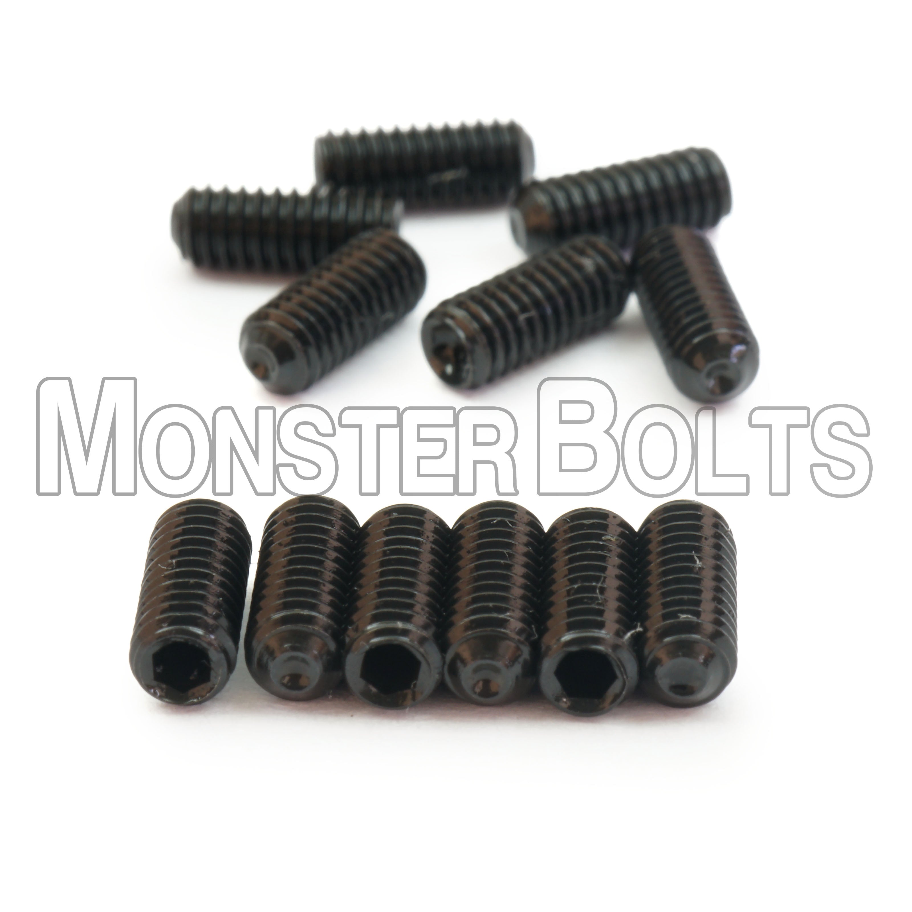 VegaTrem VT2 (Tele) Saddle Height Screws — 12-Piece Set in Black or Stainless (5–10 mm Lengths)