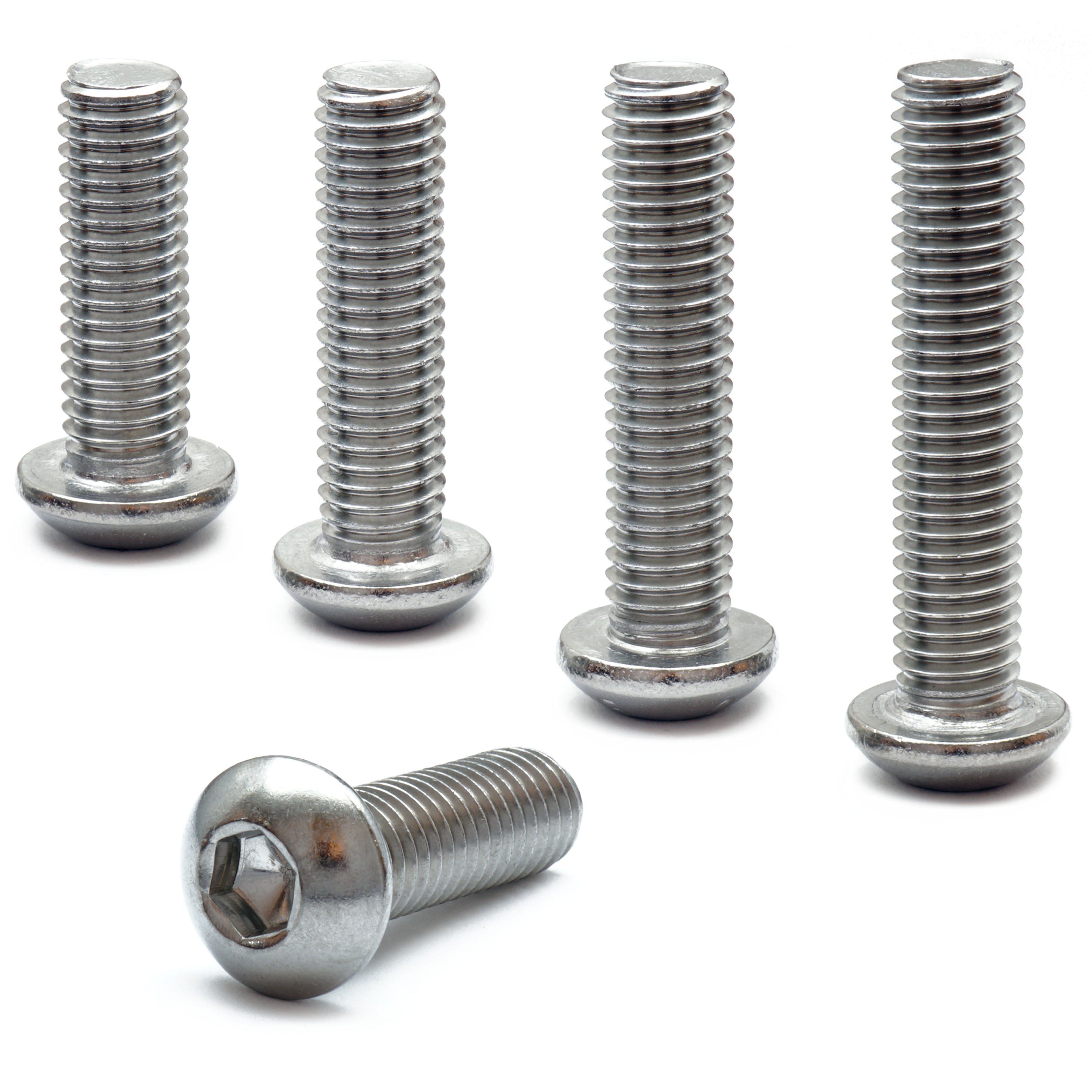 Bulk M8 Stainless Steel Button Socket Cap Screws - A2/18-8