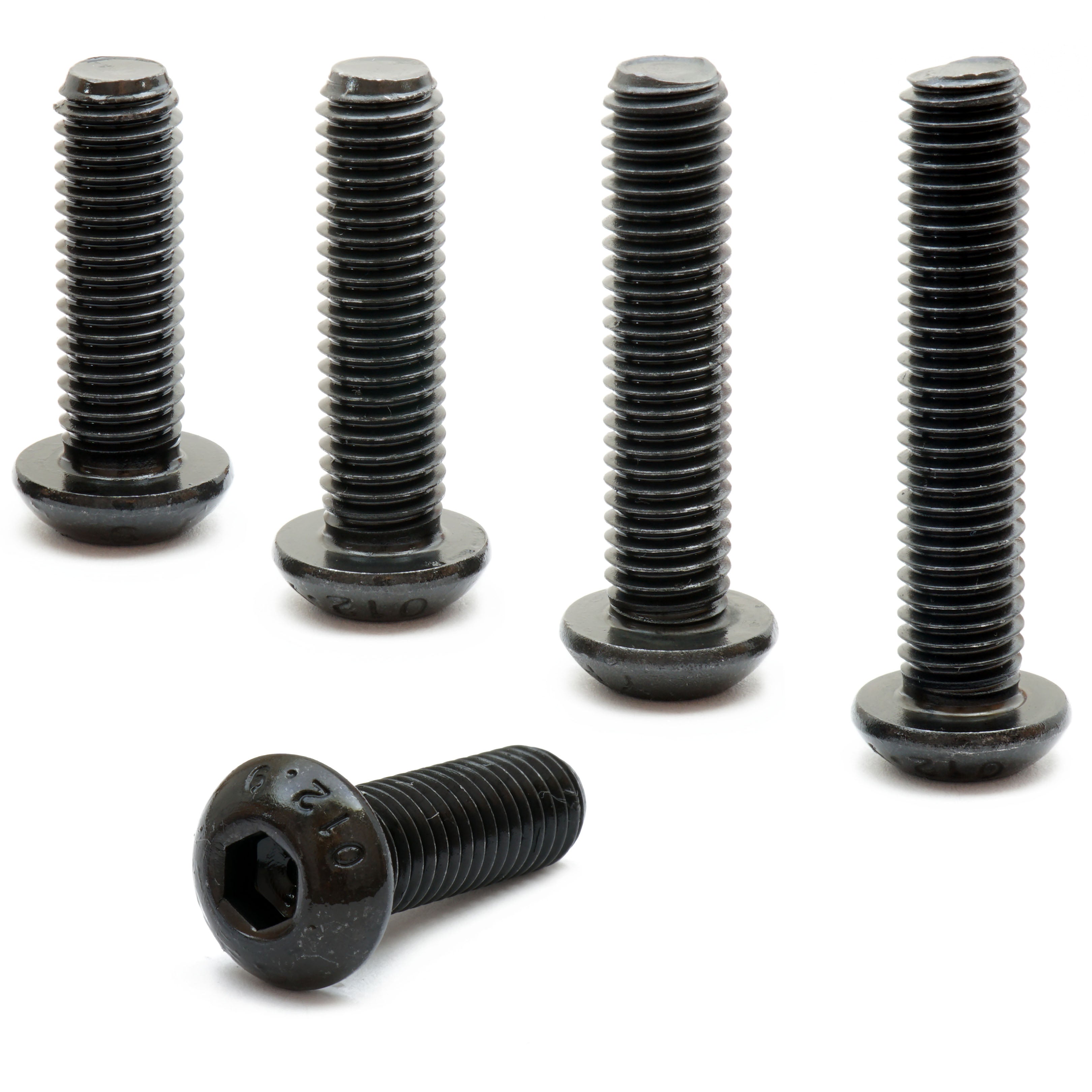 Bulk #2-56 Button Head Socket Cap Screws – Alloy Steel, Black Oxide
