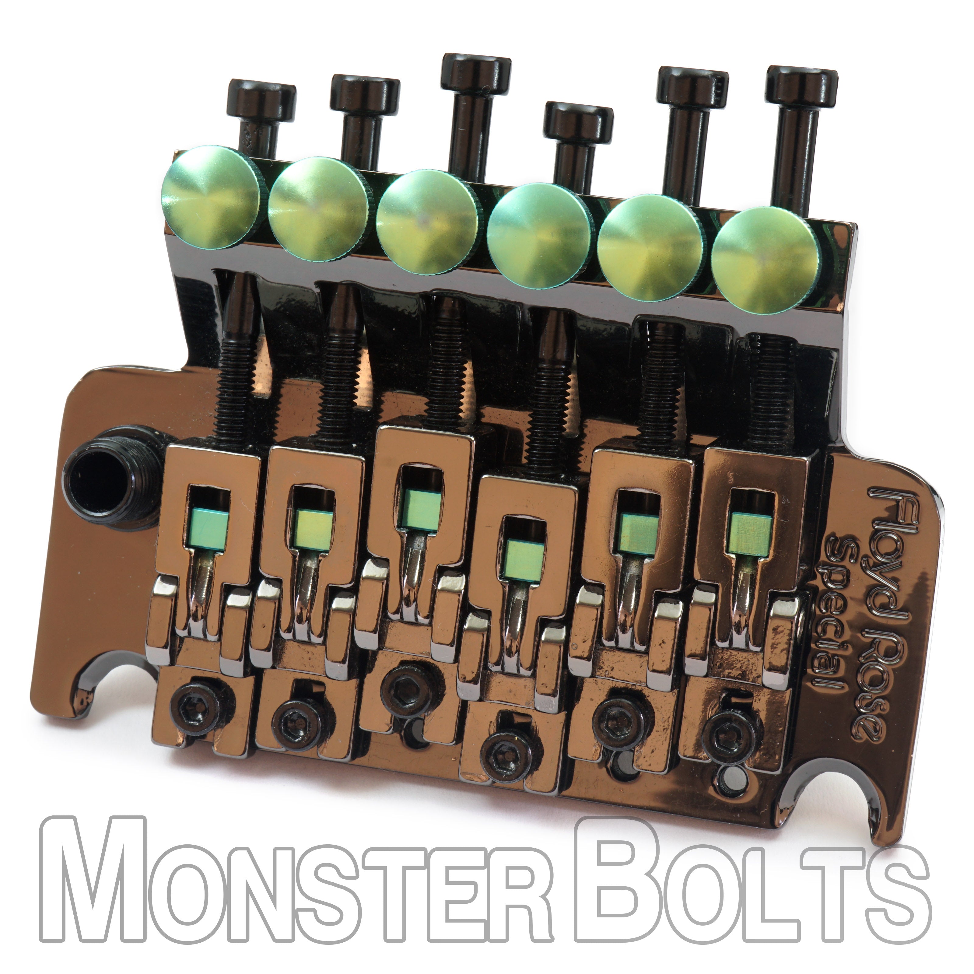 Titanium Fine Tuners – Floyd Rose® Style Tremolo – Precision Lightweight Upgrade – Monster Bolts