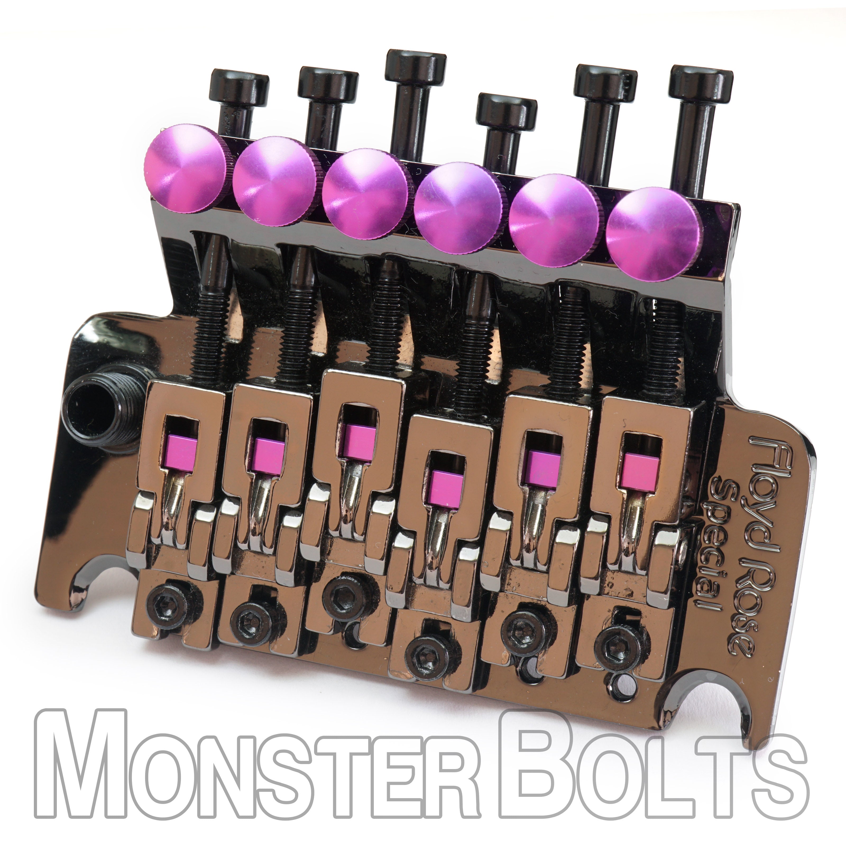 Titanium Fine Tuners – Floyd Rose® Style Tremolo – Precision Lightweight Upgrade – Monster Bolts