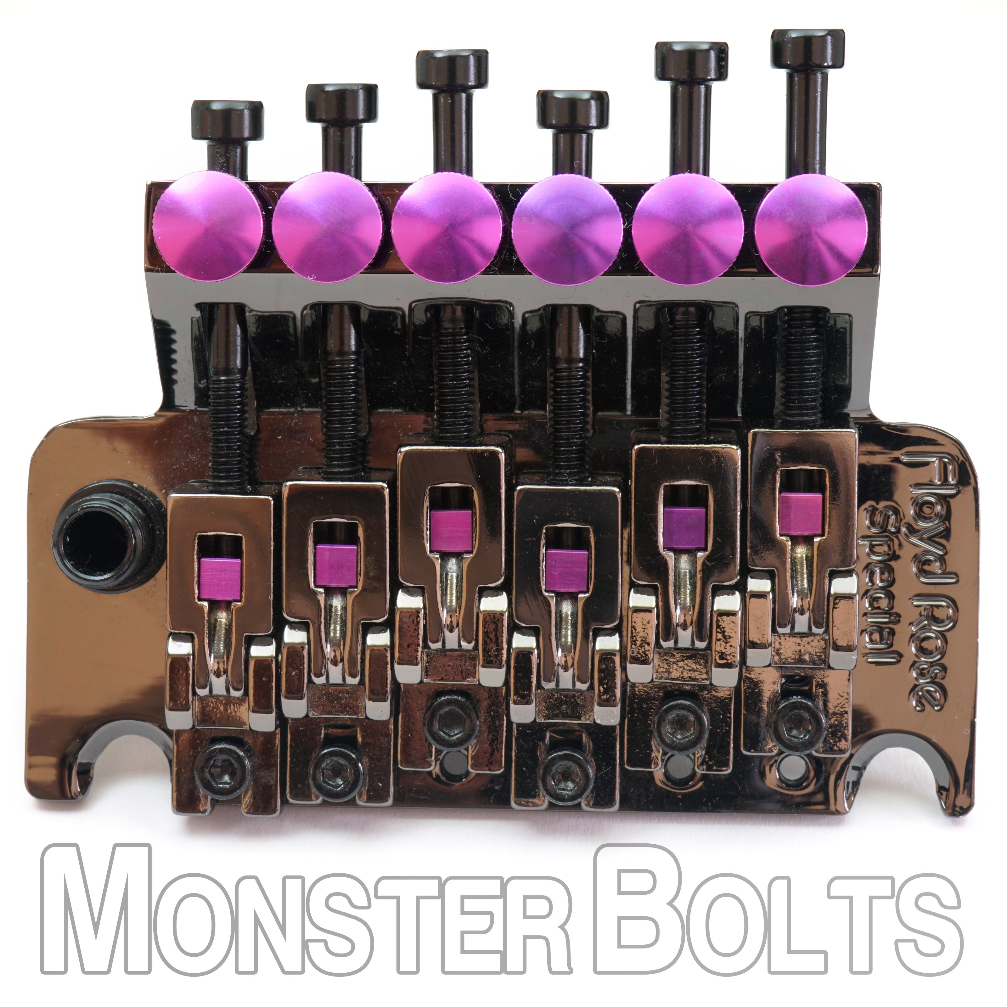 Titanium Fine Tuners – Floyd Rose® Style Tremolo – Precision Lightweight Upgrade – Monster Bolts