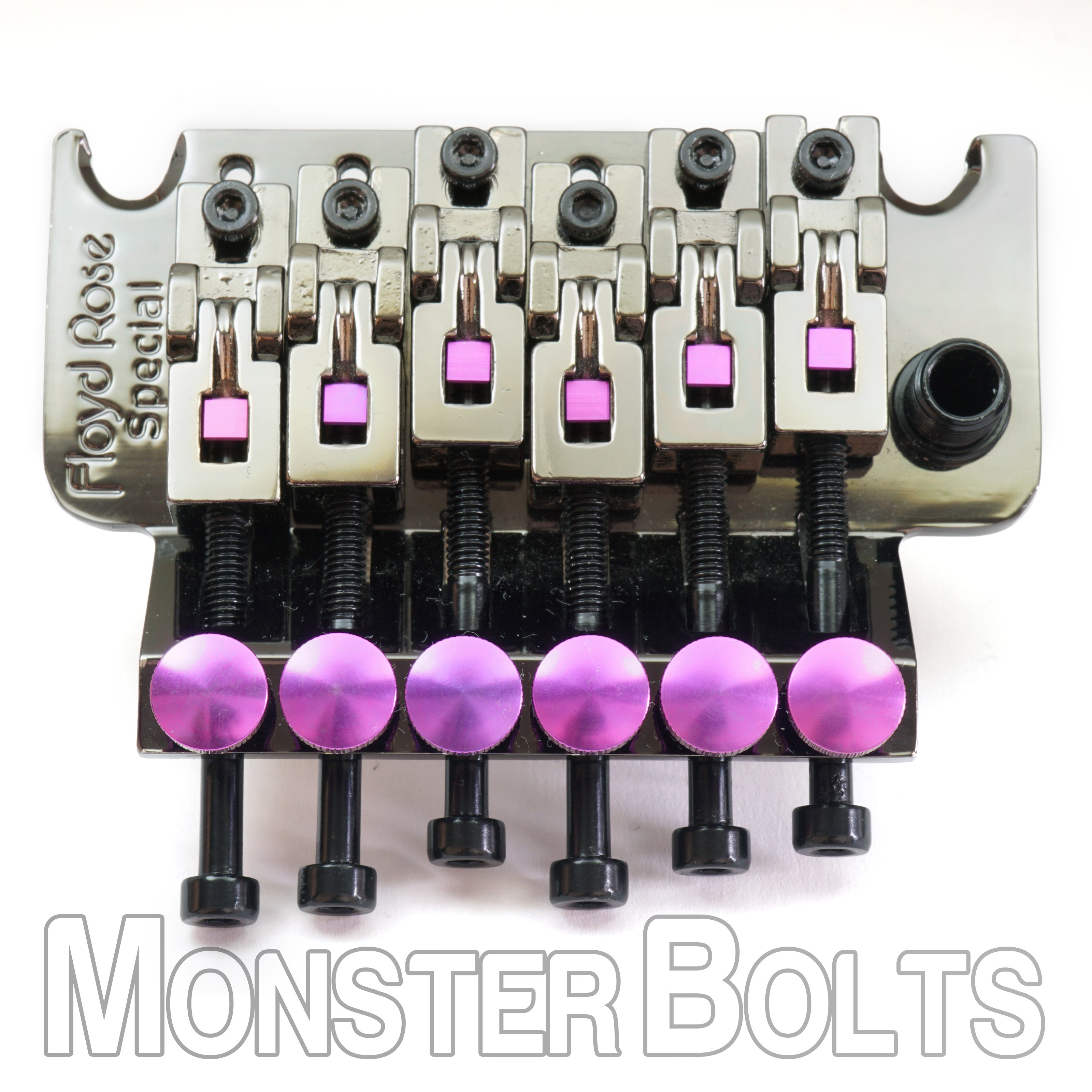 Titanium Fine Tuners – Floyd Rose® Style Tremolo – Precision Lightweight Upgrade – Monster Bolts