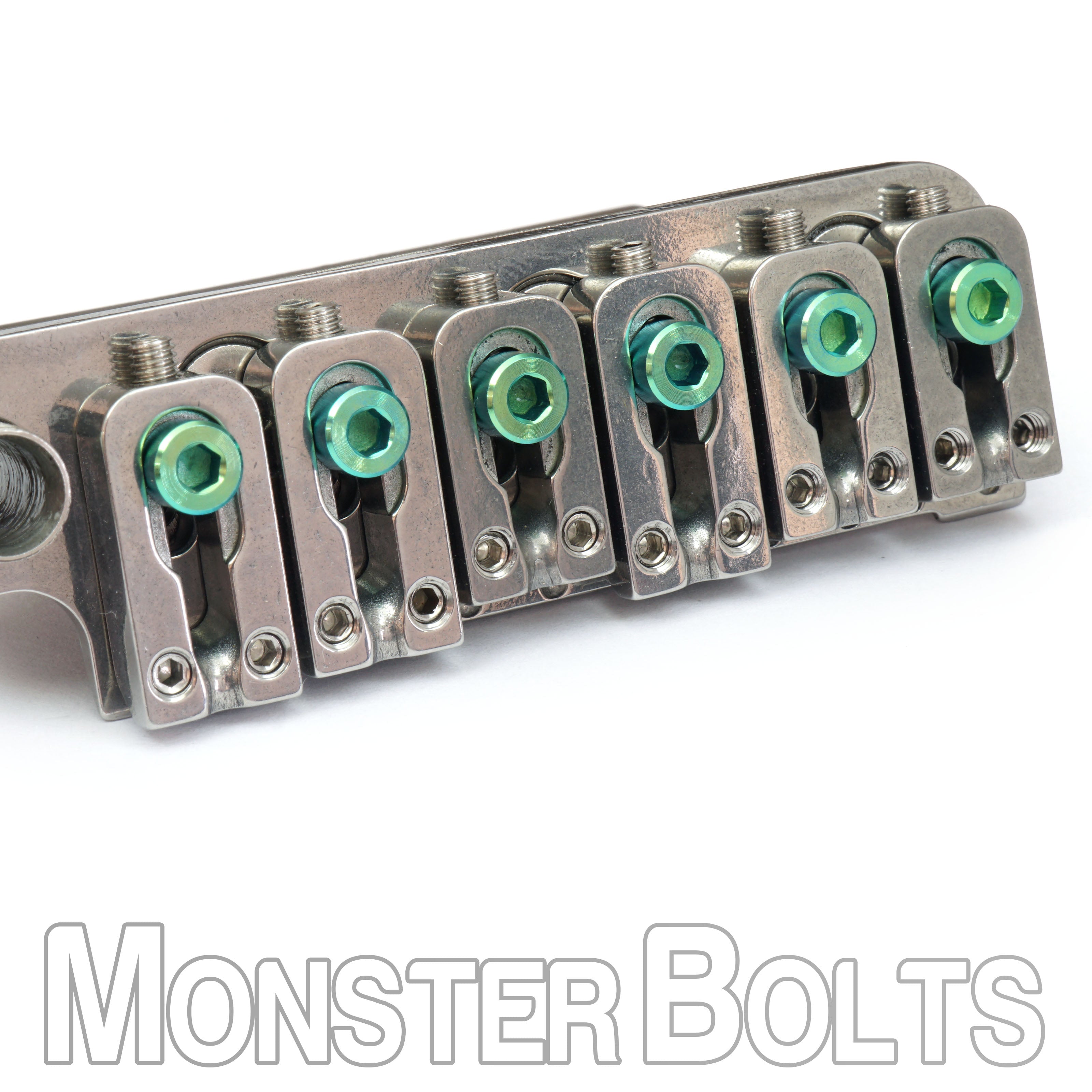 Anodized Titanium Saddle Mounting Screws for VegaTrem VT1 — Blue, Purple, Gold, Green (Set of 6)