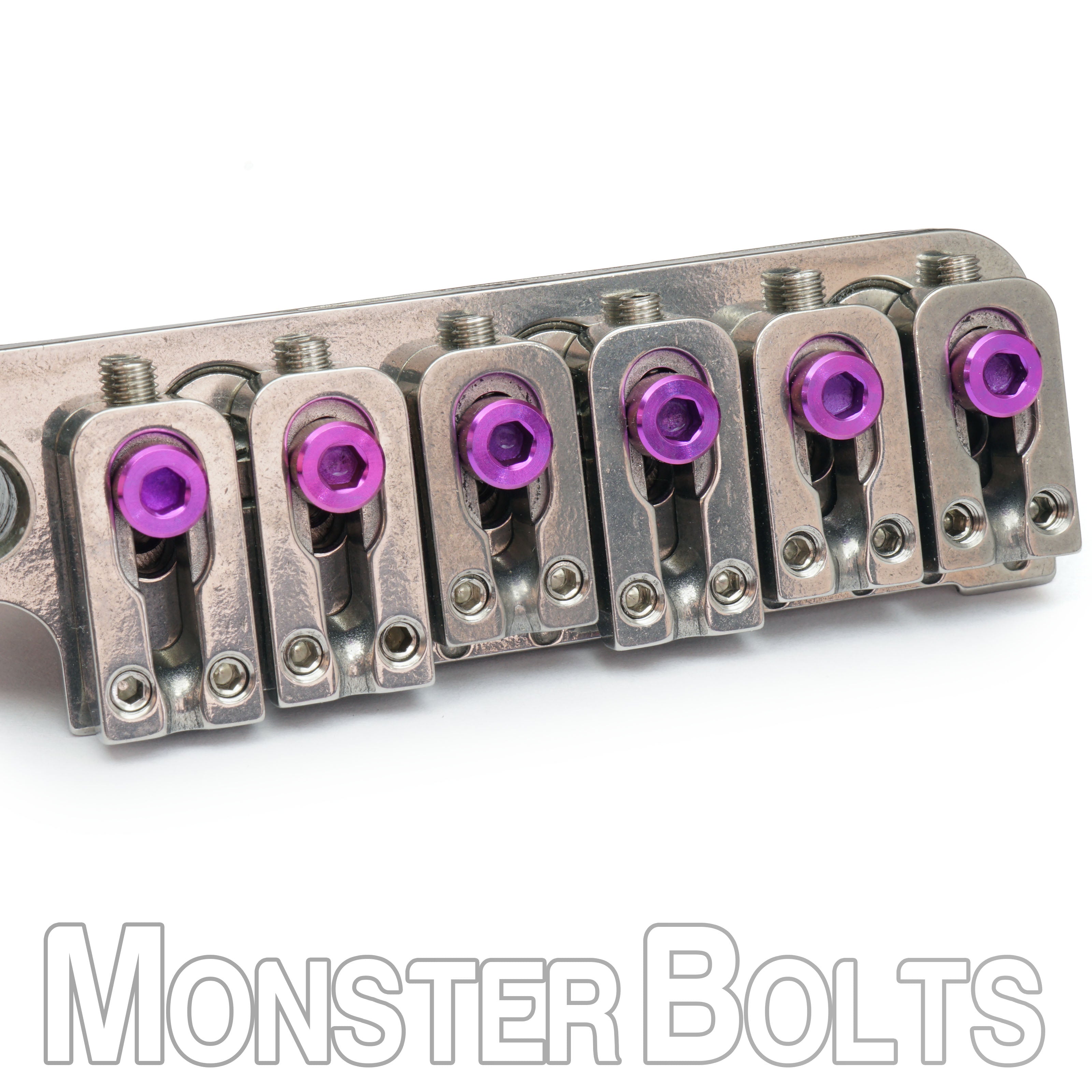 Anodized Titanium Saddle Mounting Screws for VegaTrem VT1 — Blue, Purple, Gold, Green (Set of 6)