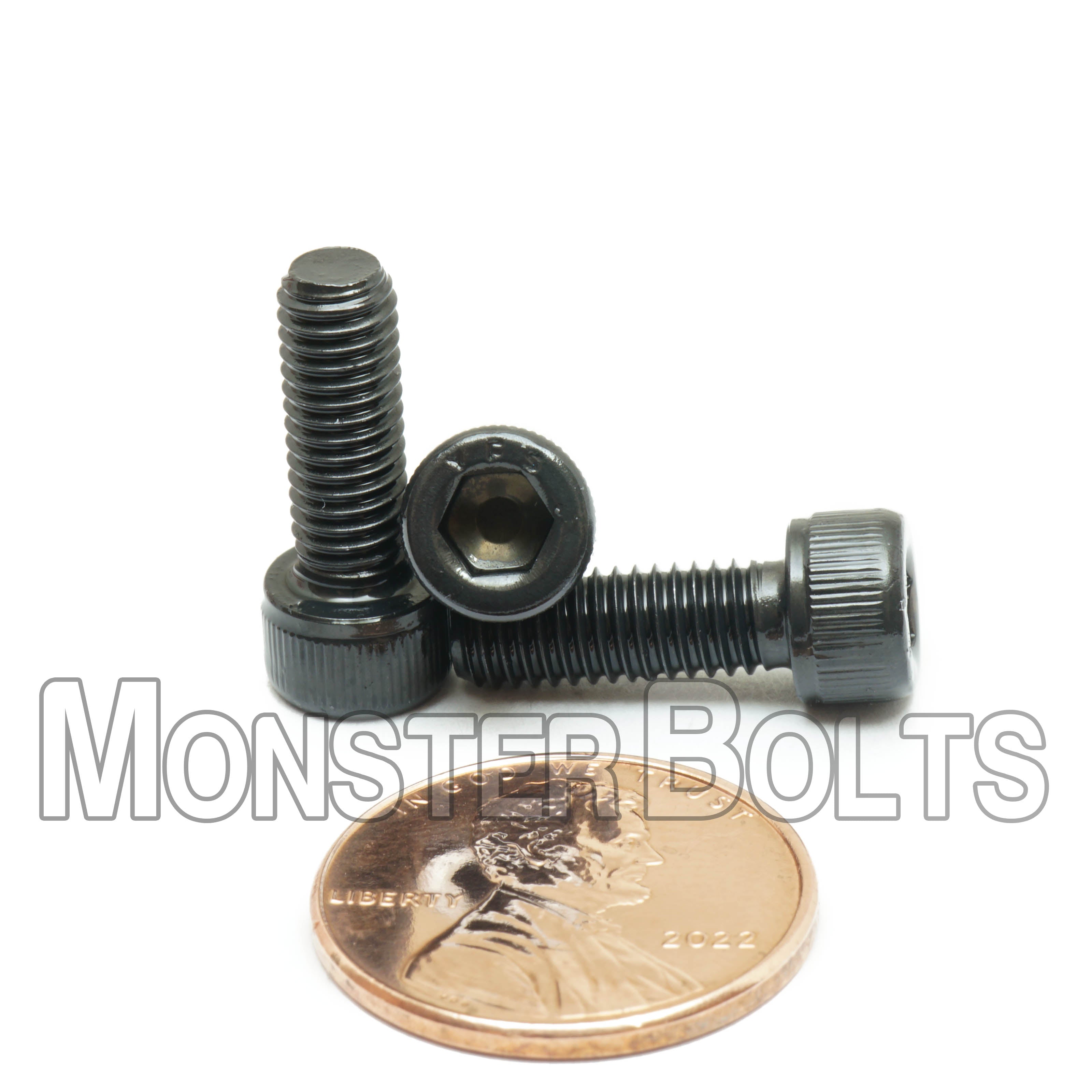 Bulk #10-32 Socket Head Cap screws, Alloy Steel with Black Oxide, Fine Thread