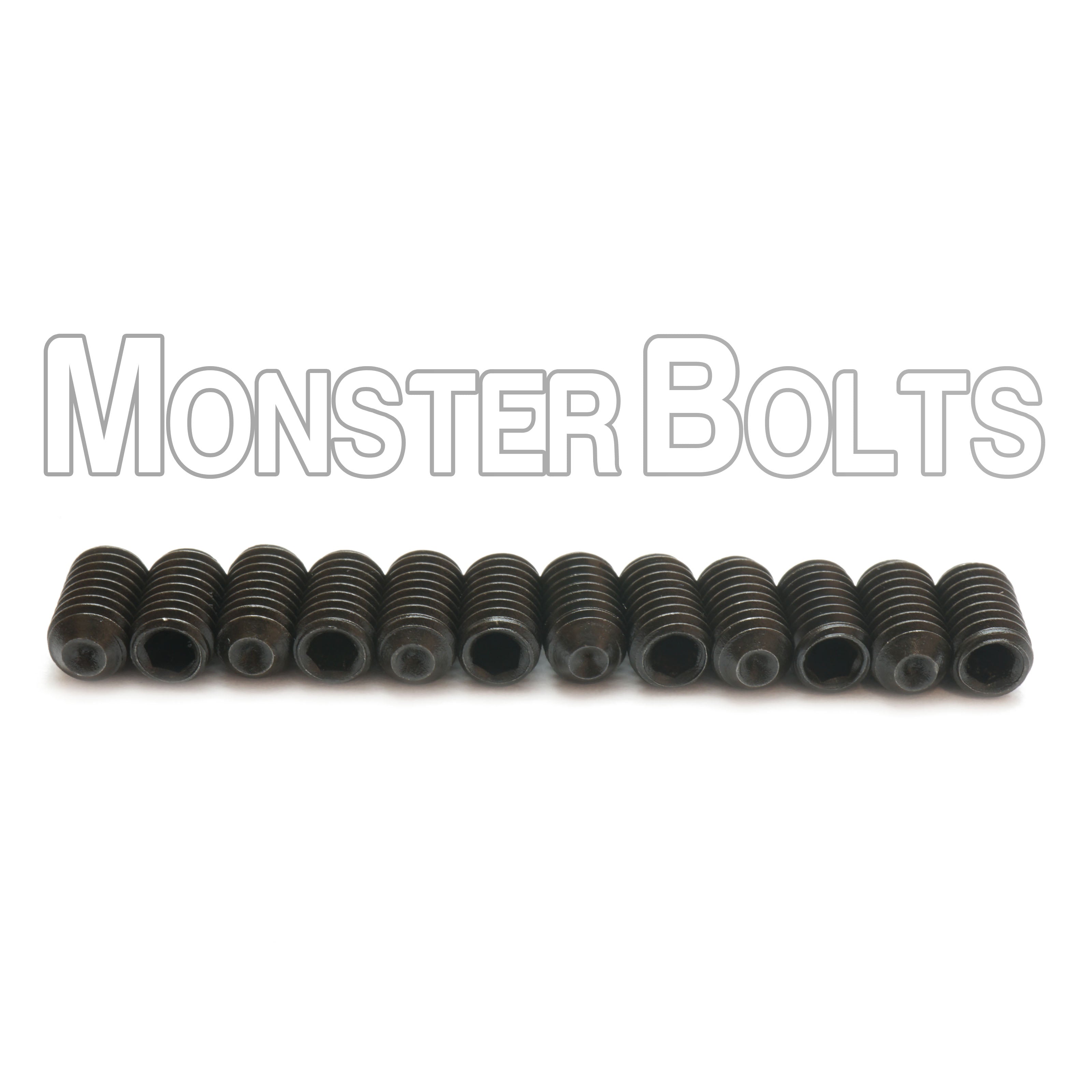 (12) Black M3 Guitar Screws for Bridge Saddle Height Adjustment, Metric For Fender 'MIM' Stratocaster and similar