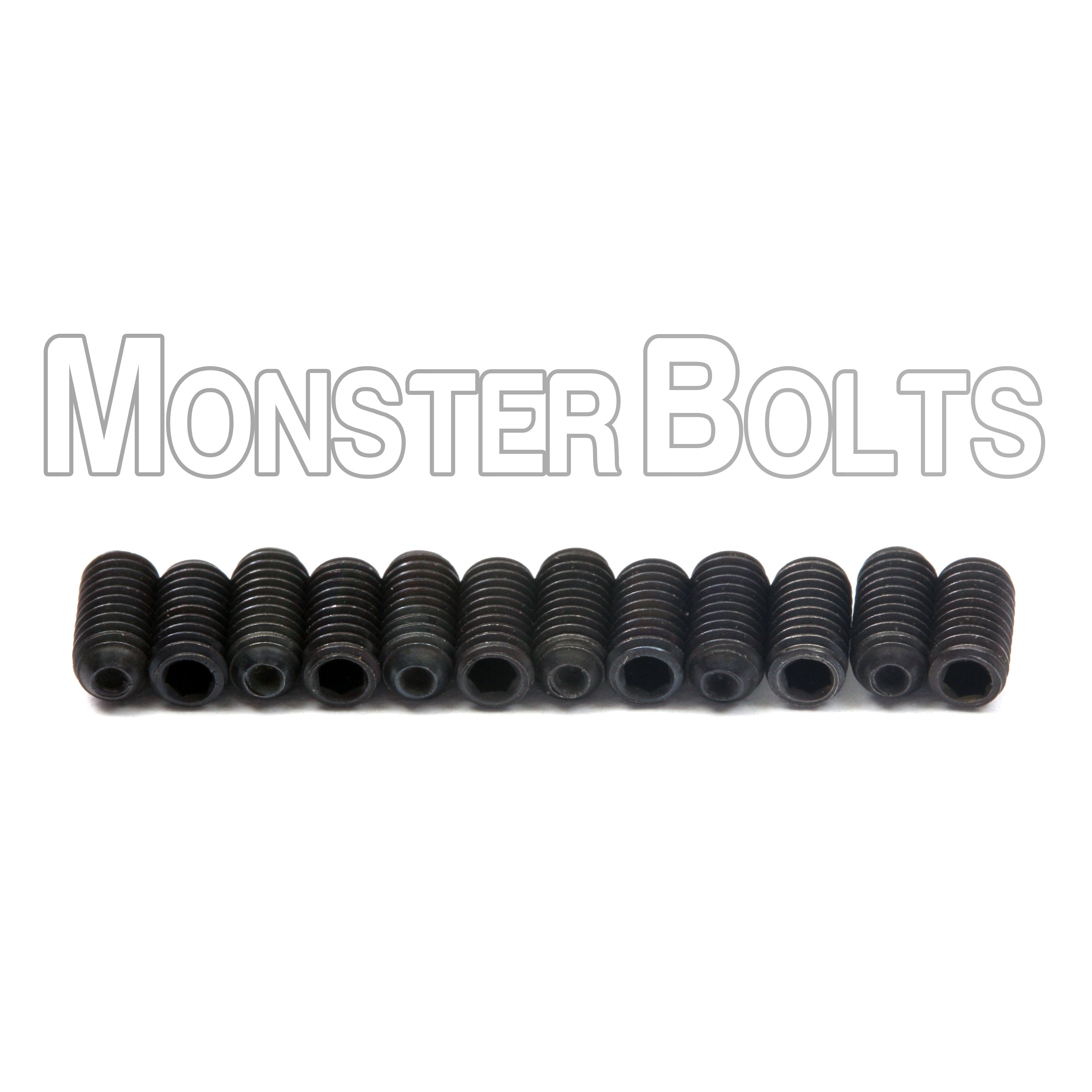 (12) Black M3 Guitar Screws for Bridge Saddle Height Adjustment, Metric For Fender 'MIM' Stratocaster and similar