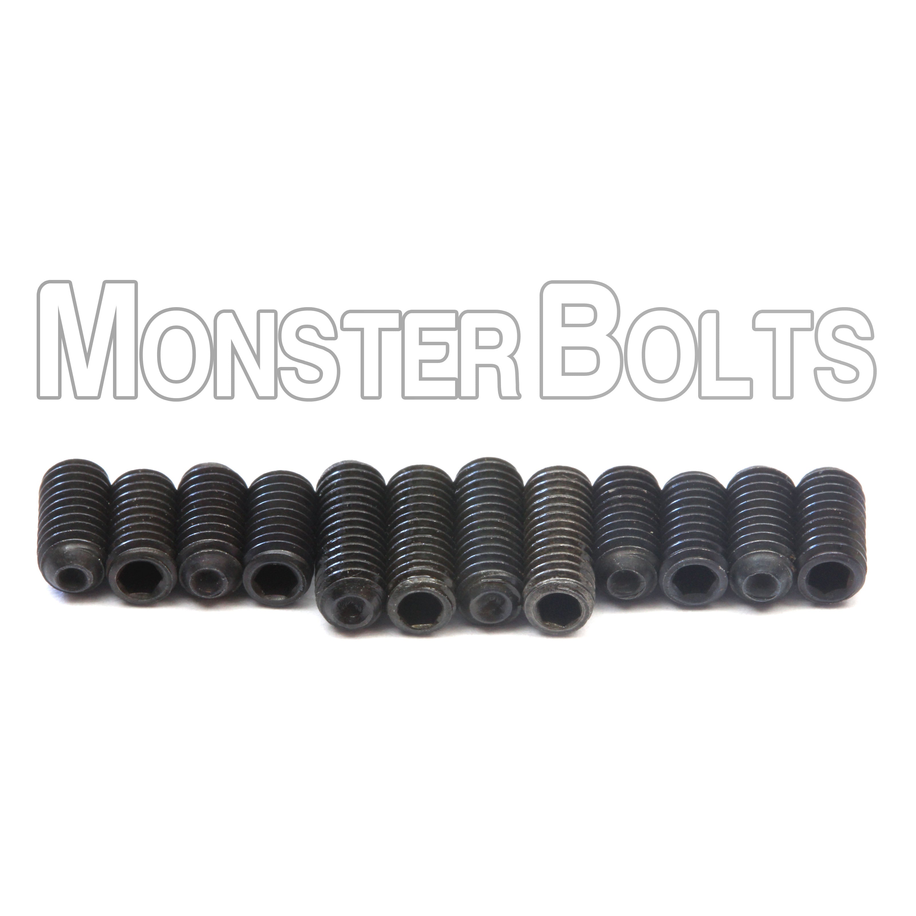 (12) Black M3 Guitar Screws for Bridge Saddle Height Adjustment, Metric For Fender 'MIM' Stratocaster and similar
