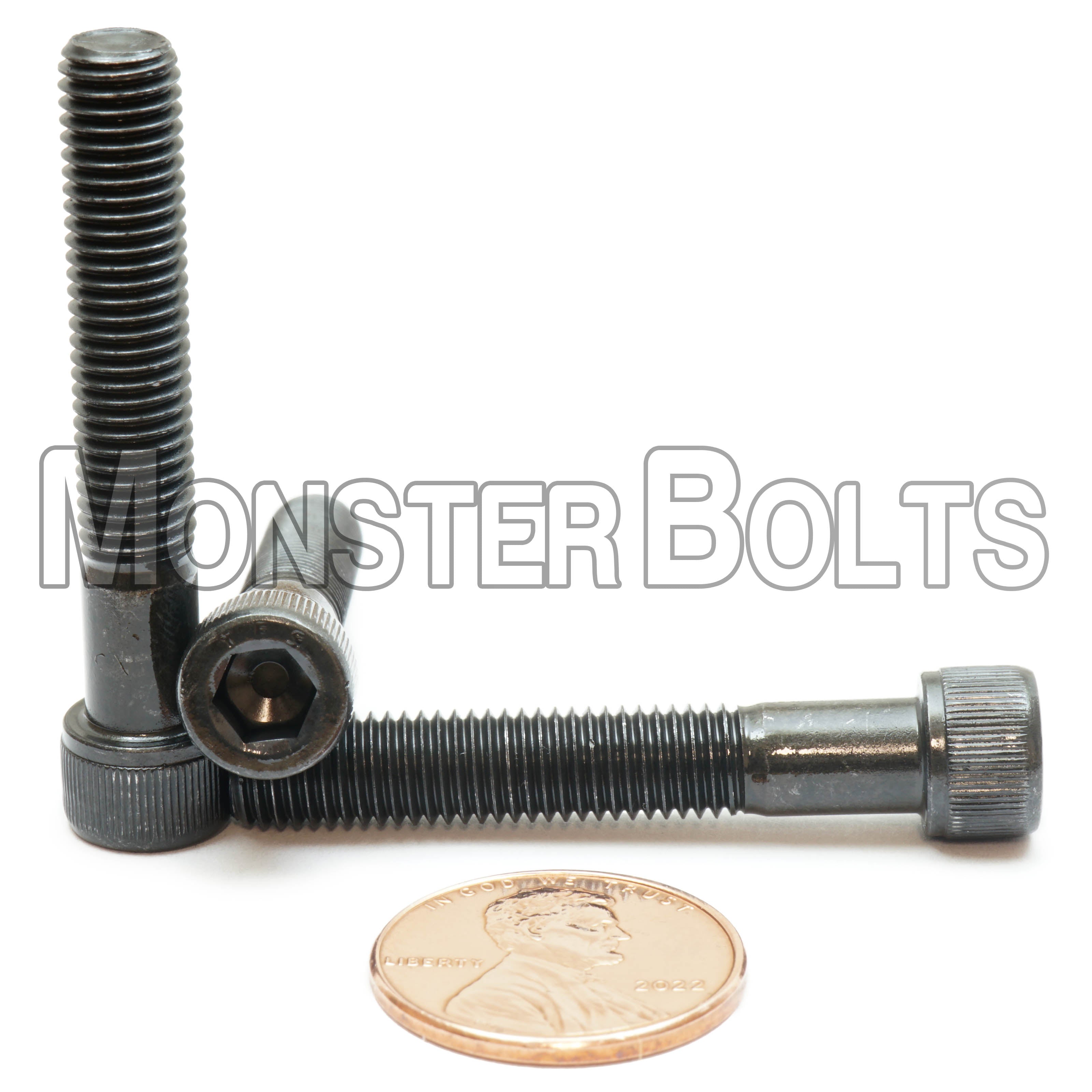 Bulk 1/4"-28 Socket Head Cap Screws – Fine Thread, Alloy Steel, Black Oxide – Monster Bolts