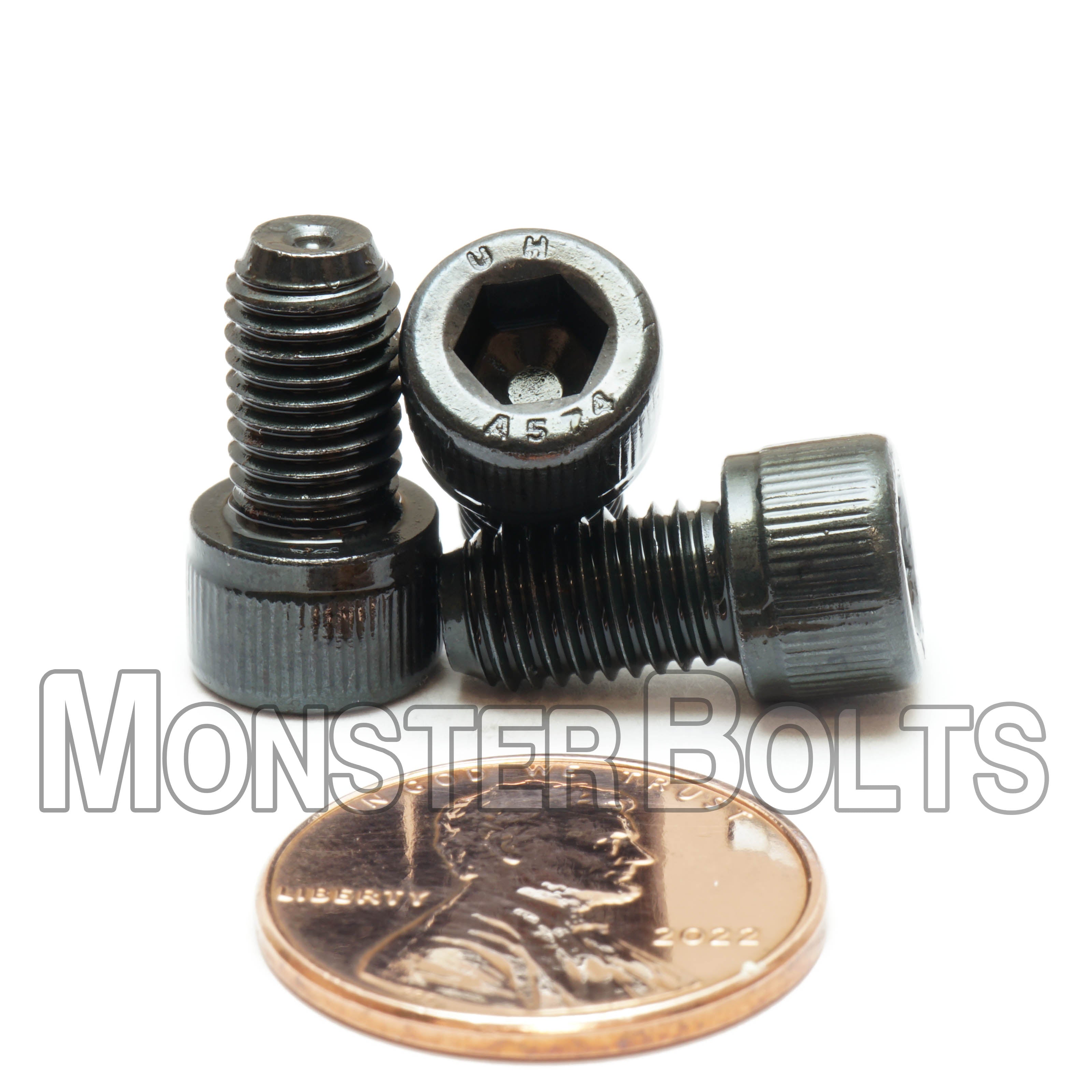 Bulk 1/4"-28 Socket Head Cap Screws – Fine Thread, Alloy Steel, Black Oxide – Monster Bolts