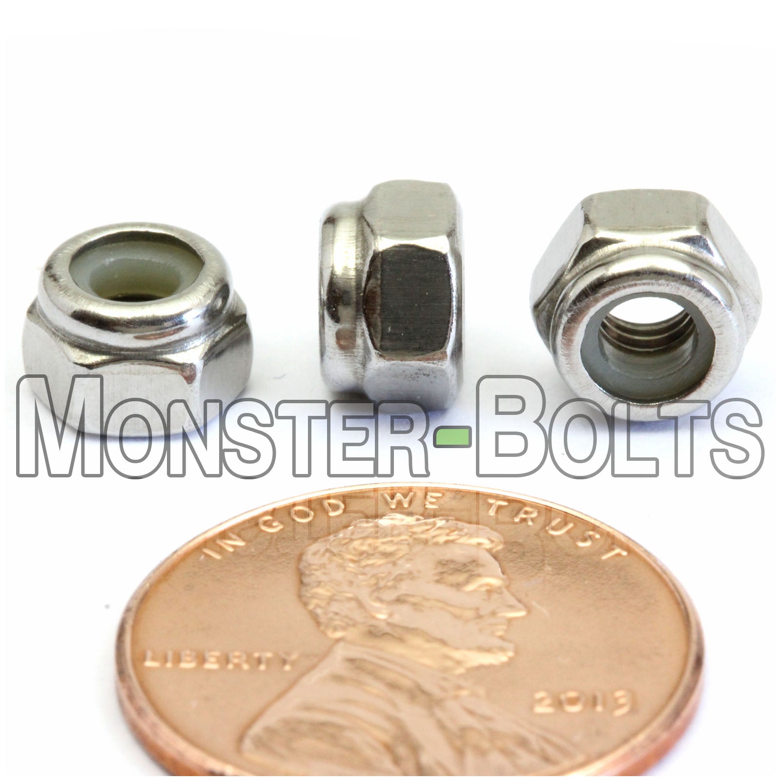 Metric Nylon Insert Hex Lock Nuts - Stainless Steel DIN 985 18-8 / A2