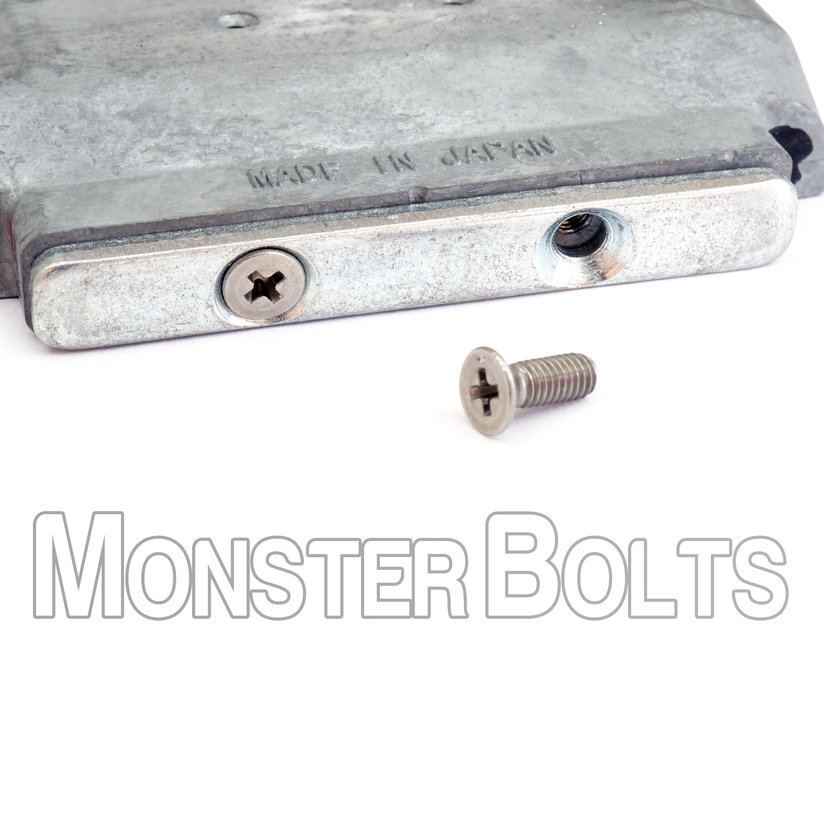 Ibanez Edge Tremolo Block Spring Lock Bar Screws – Stainless Steel (Set of 2)