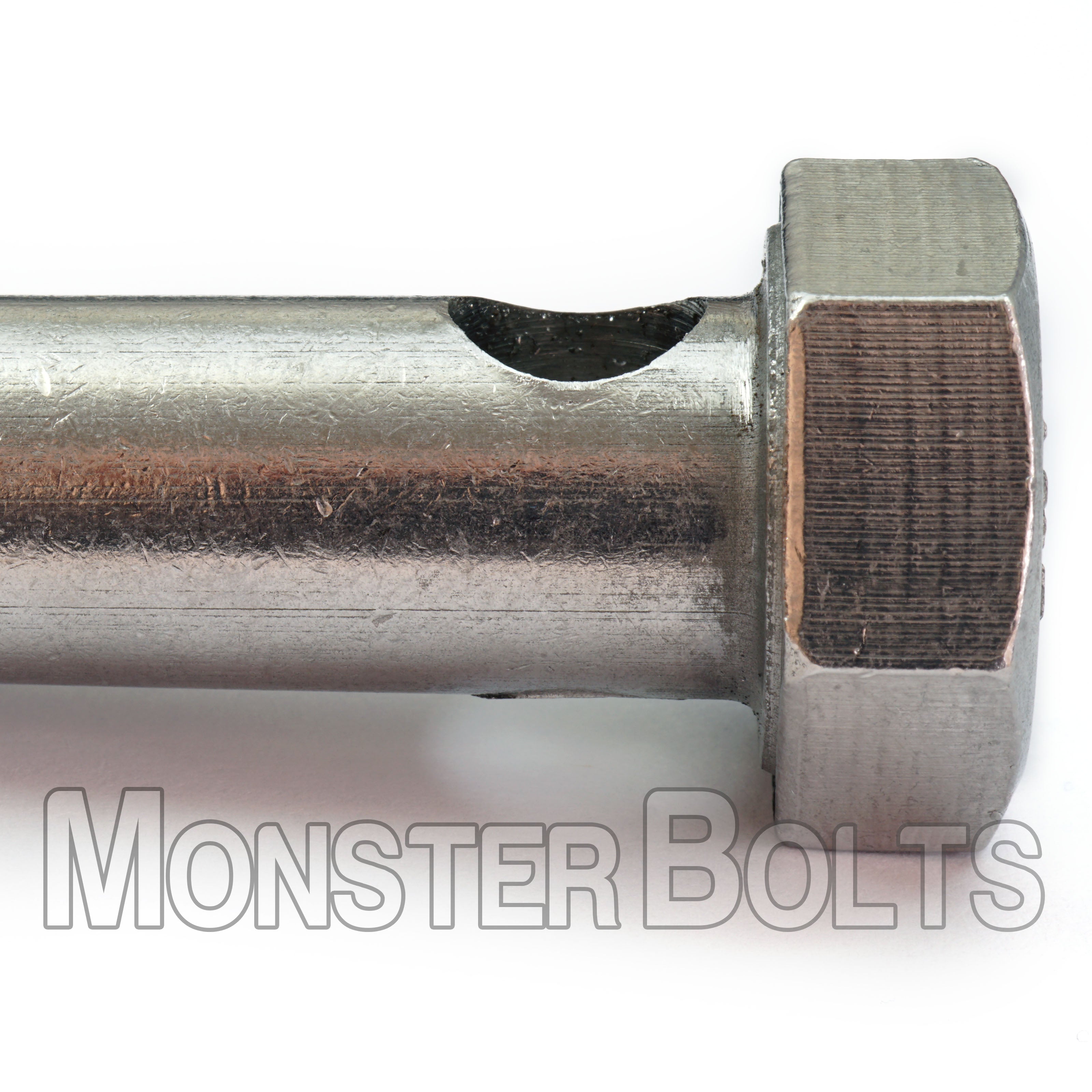 USA-Machined 316 Stainless Steel Drive Pipe Cable Attachment Bolt (5/8"-11 x 3-1/2") – Engineered for Side-Mounted Cable Winders