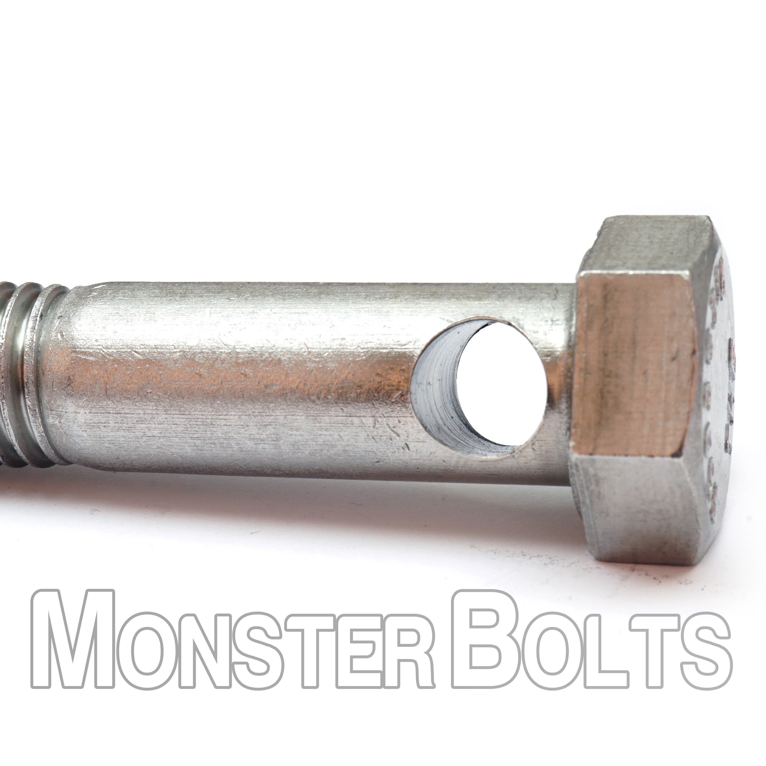 USA-Machined 316 Stainless Steel Drive Pipe Cable Attachment Bolt (5/8"-11 x 3-1/2") – Engineered for Side-Mounted Cable Winders
