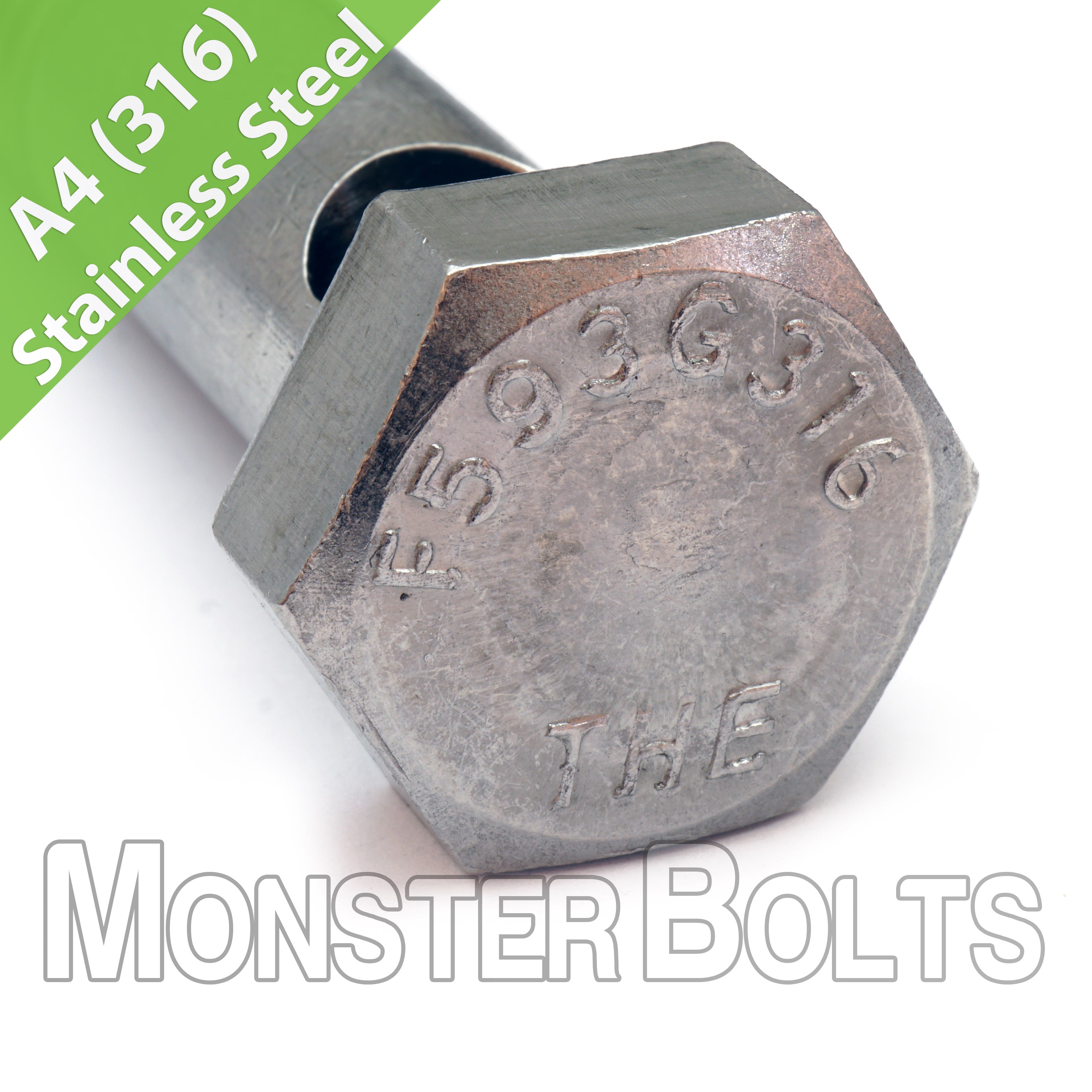 USA-Machined 316 Stainless Steel Drive Pipe Cable Attachment Bolt (5/8"-11 x 3-1/2") – Engineered for Side-Mounted Cable Winders