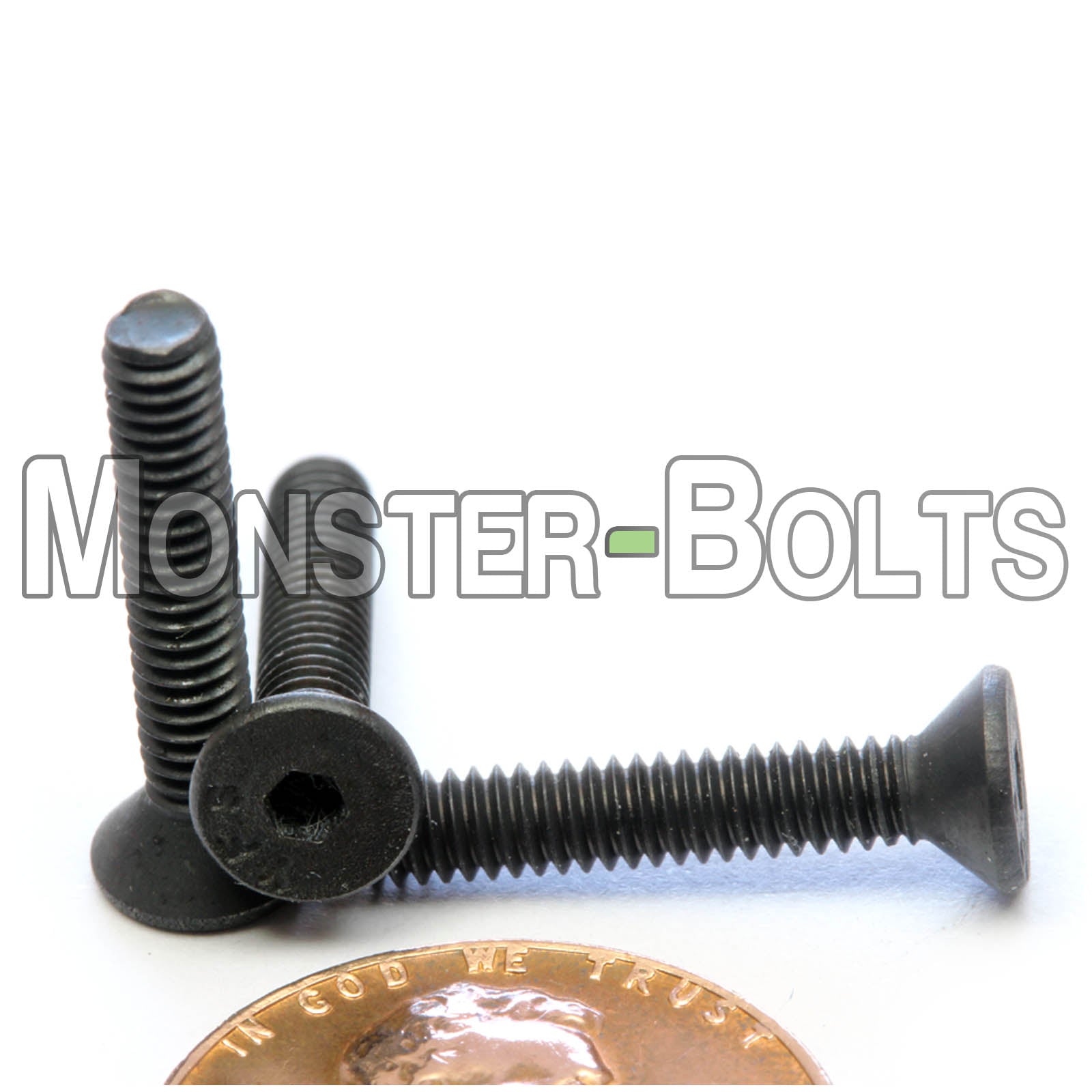 Bulk #5-40 Flat Head Socket Cap Screws – Alloy Steel, Black Oxide – Monster Bolts