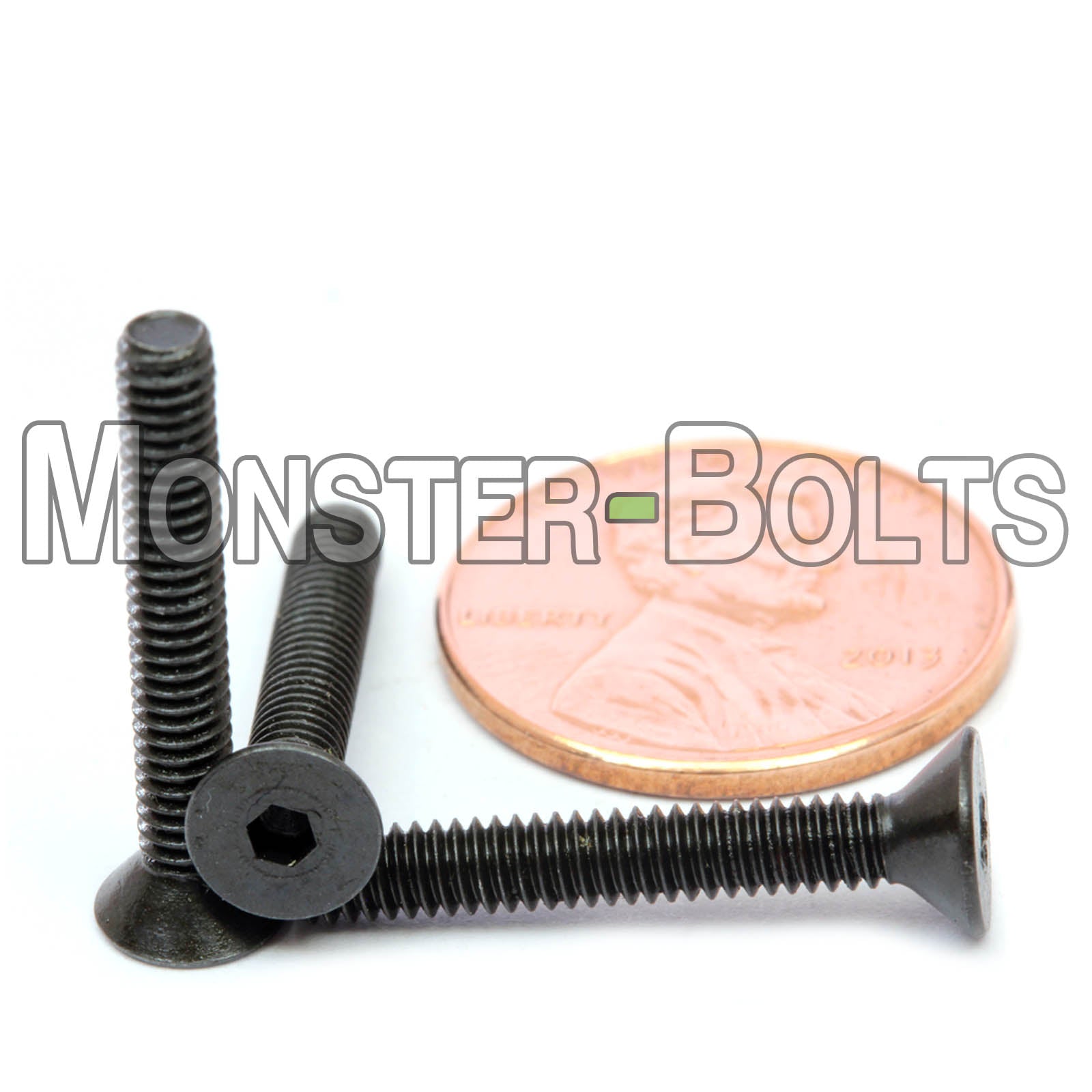 Bulk #5-40 Flat Head Socket Cap Screws – Alloy Steel, Black Oxide – Monster Bolts