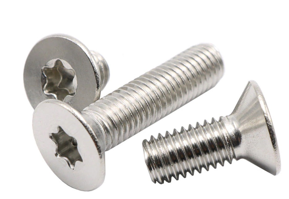 M5-0.8 ISO 14581 Torx Flat-Head Machine Screws, Zinc-Plated & Baked – Class 8.8 | Bulk