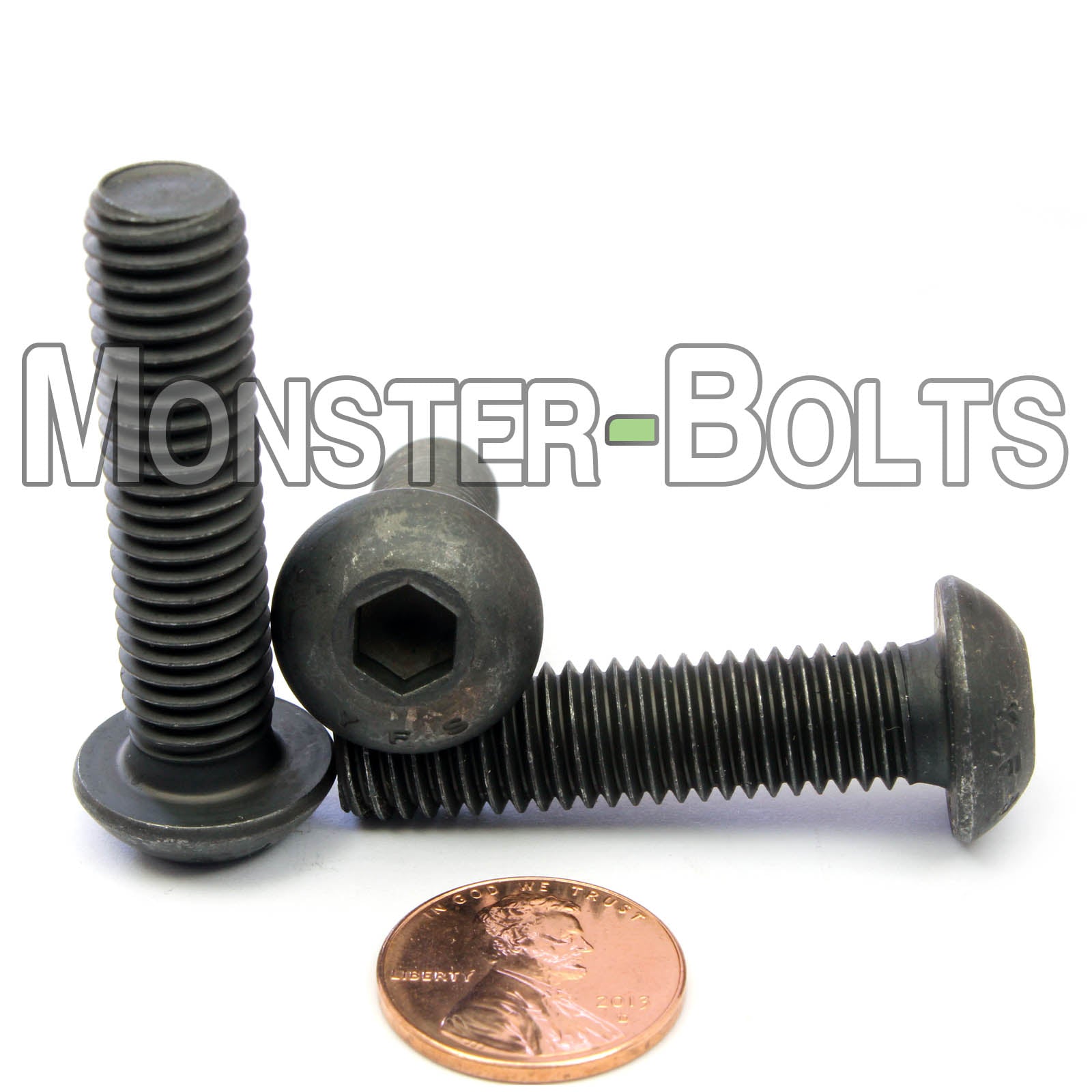 Bulk M10 Button Head Socket Cap Screws – 12.9 Alloy Steel, Black Oxide