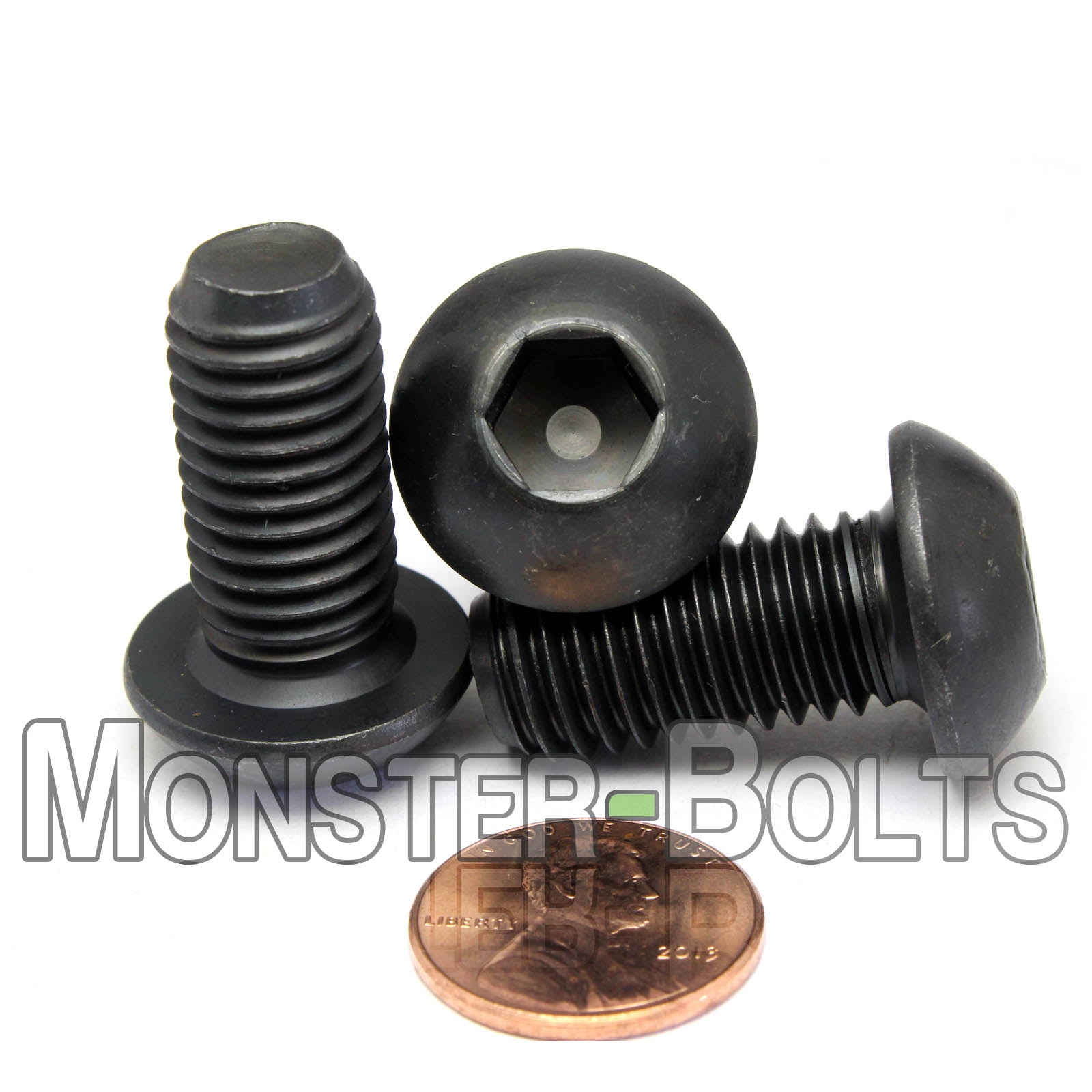 Bulk M12 Button Head Socket Cap Screws – 12.9 Alloy Steel, Black Oxide