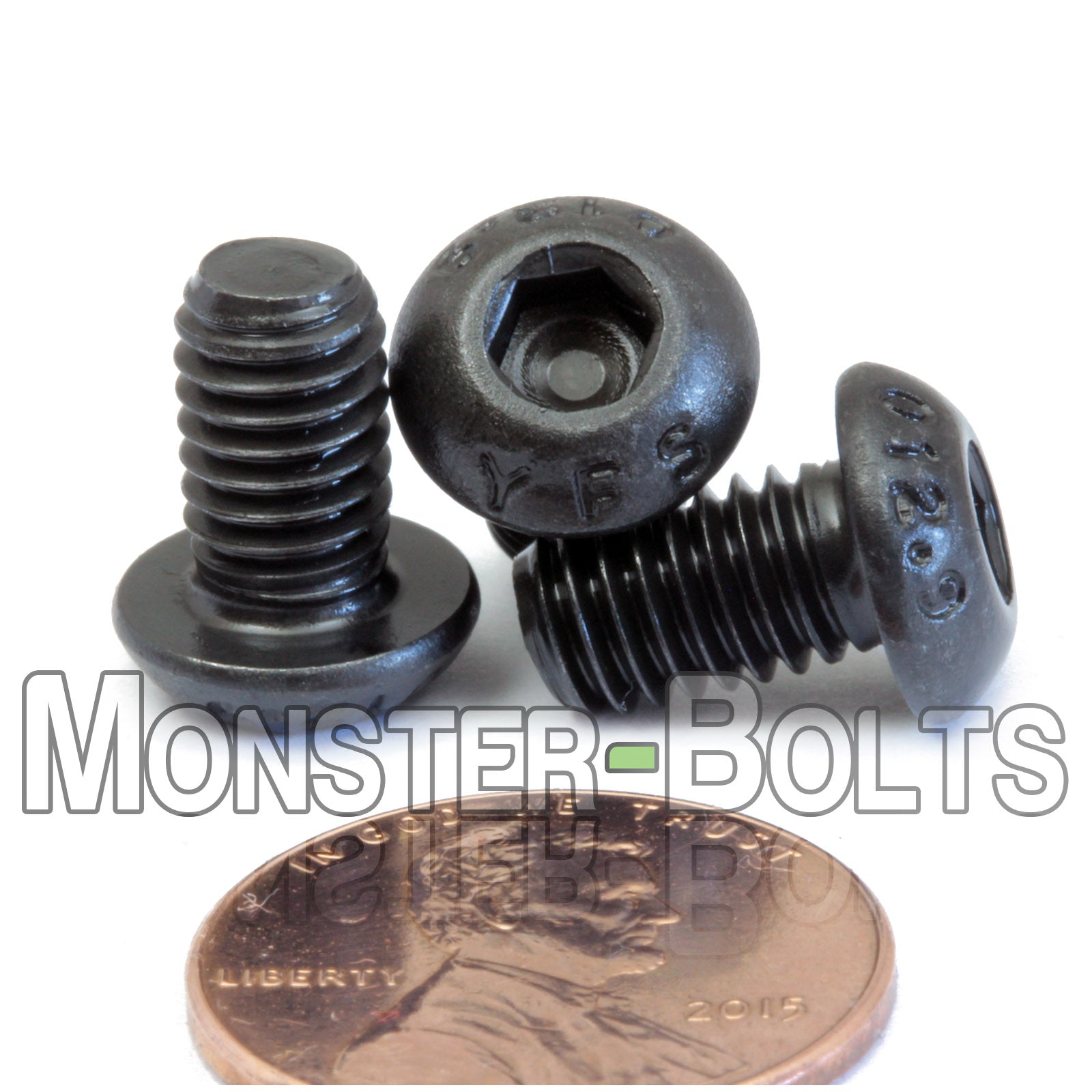 Bulk M6 Button Head Socket Cap Screws – 12.9 Alloy Steel, Black Oxide