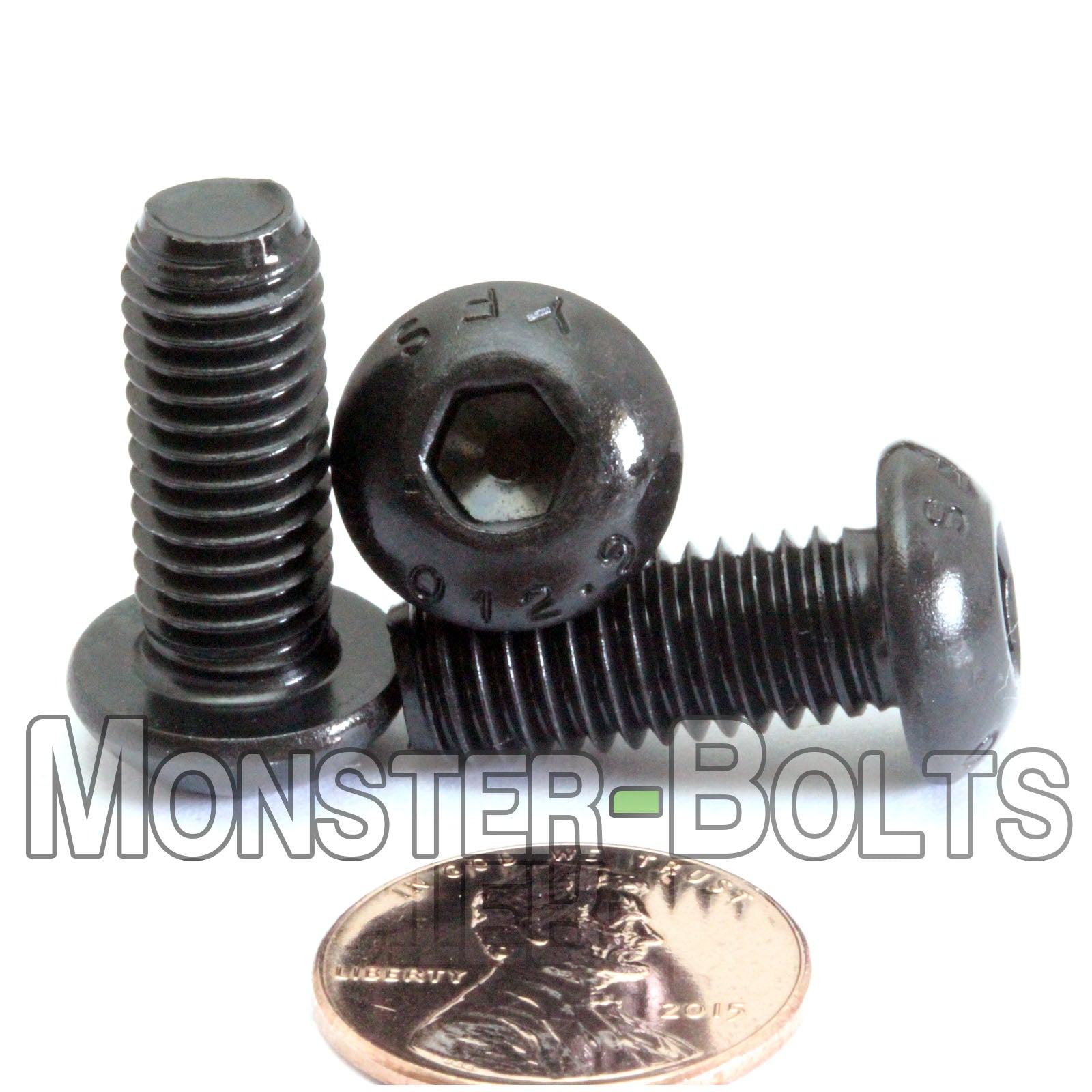 Bulk M8 Button Head Socket Cap Screws – 12.9 Alloy Steel, Black Oxide