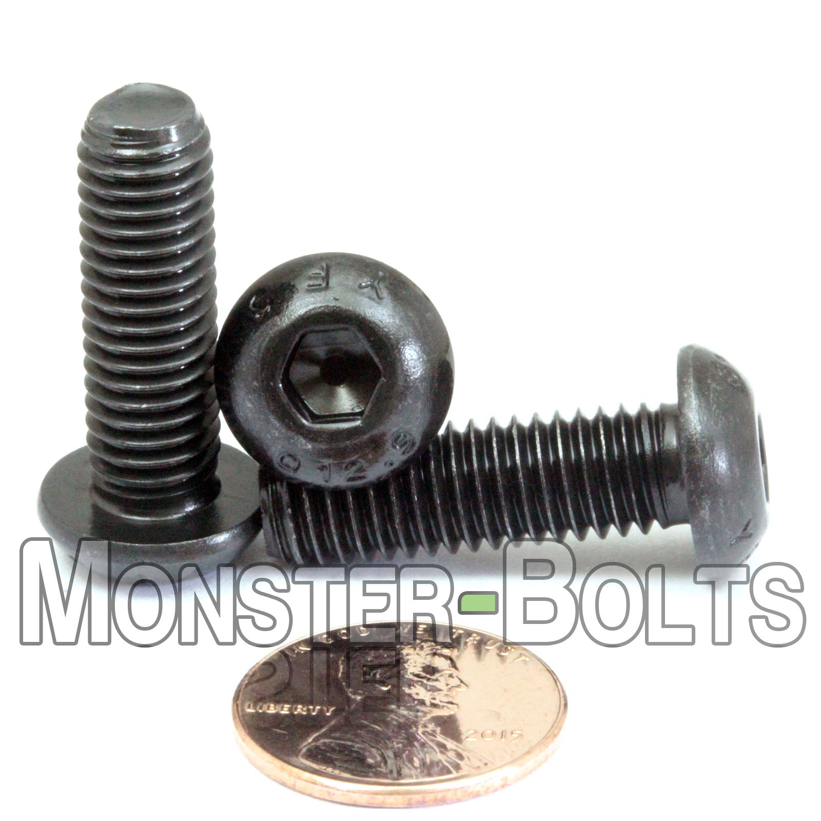 Bulk M8 Button Head Socket Cap Screws – 12.9 Alloy Steel, Black Oxide