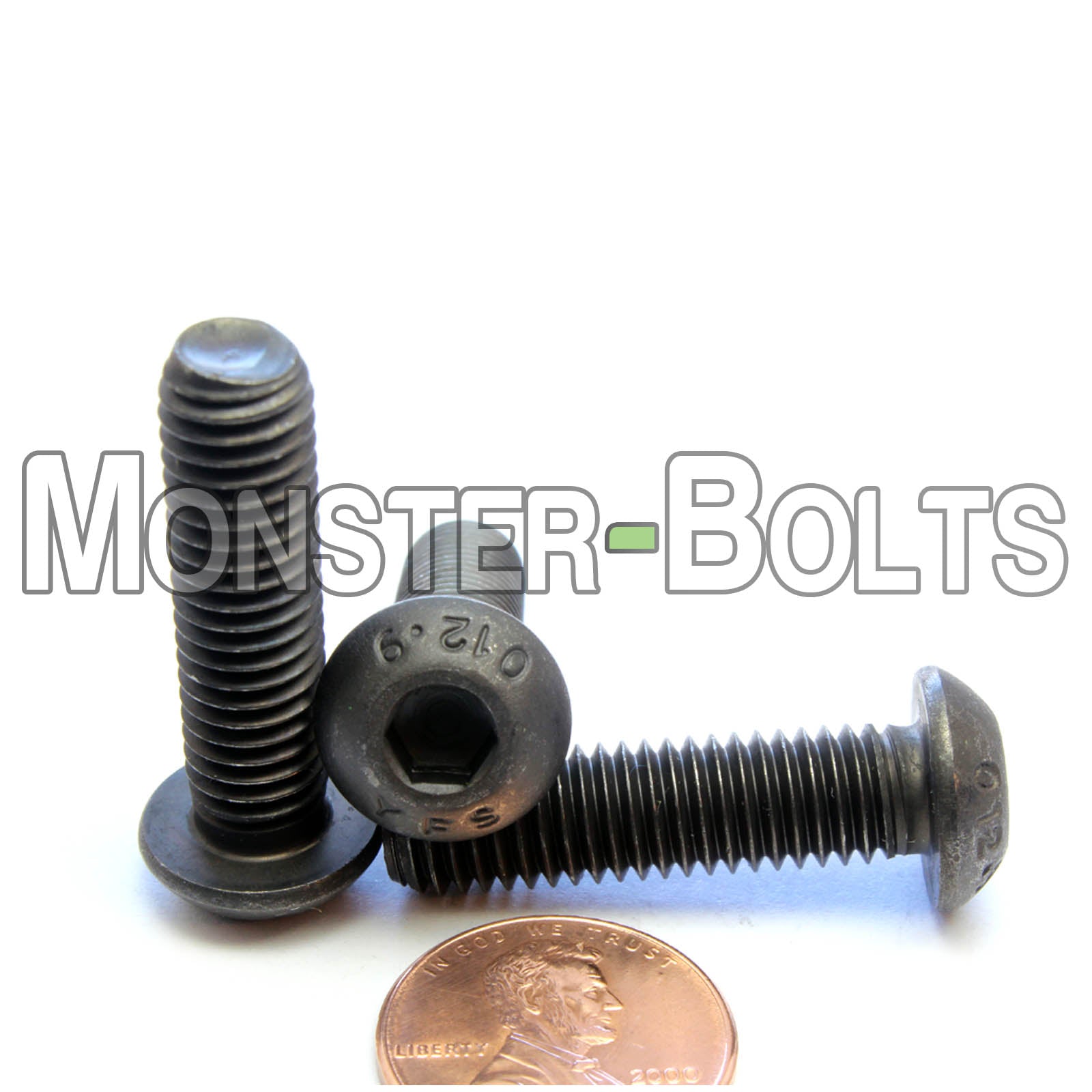 Bulk M8 Button Head Socket Cap Screws – 12.9 Alloy Steel, Black Oxide