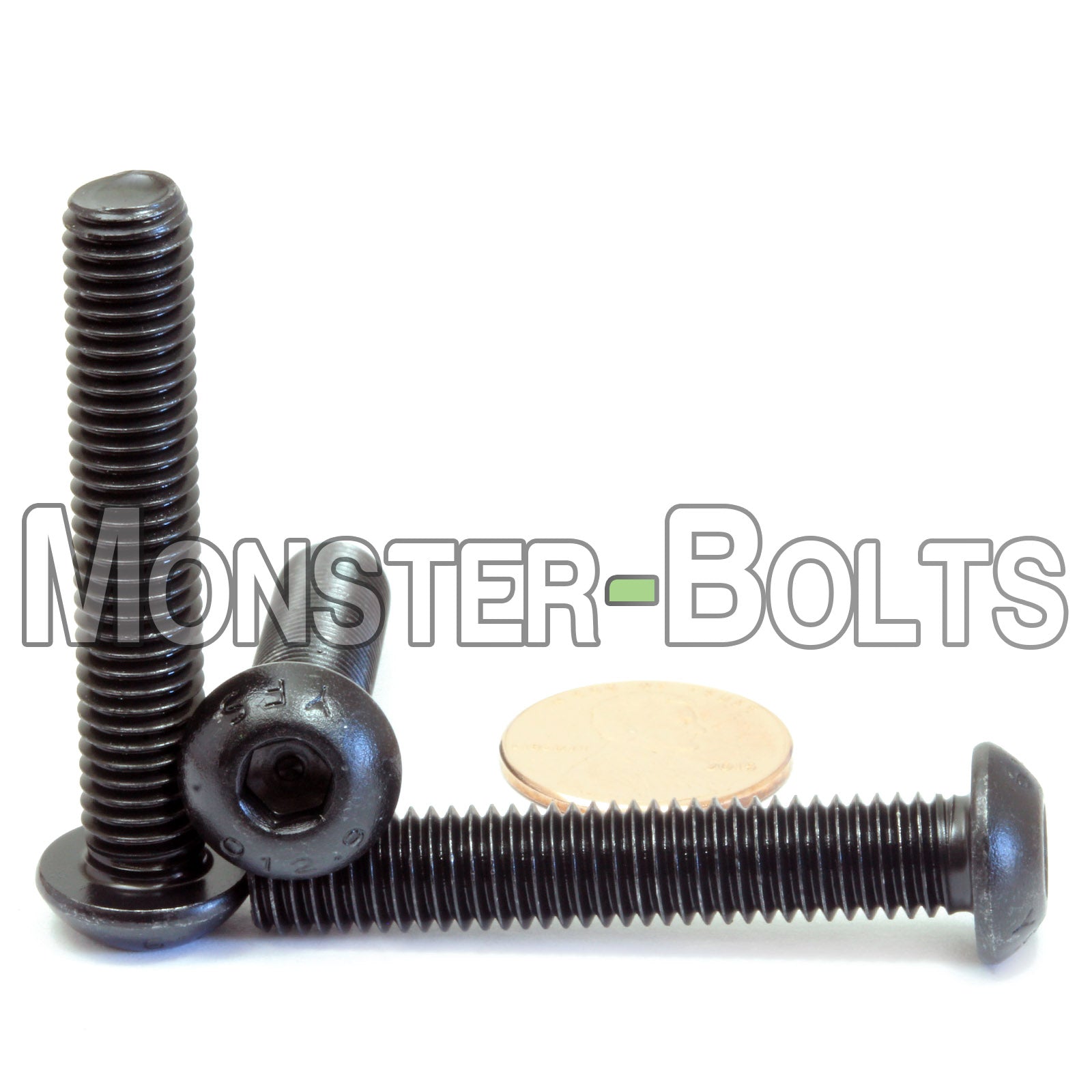 Bulk M8 Button Head Socket Cap Screws – 12.9 Alloy Steel, Black Oxide